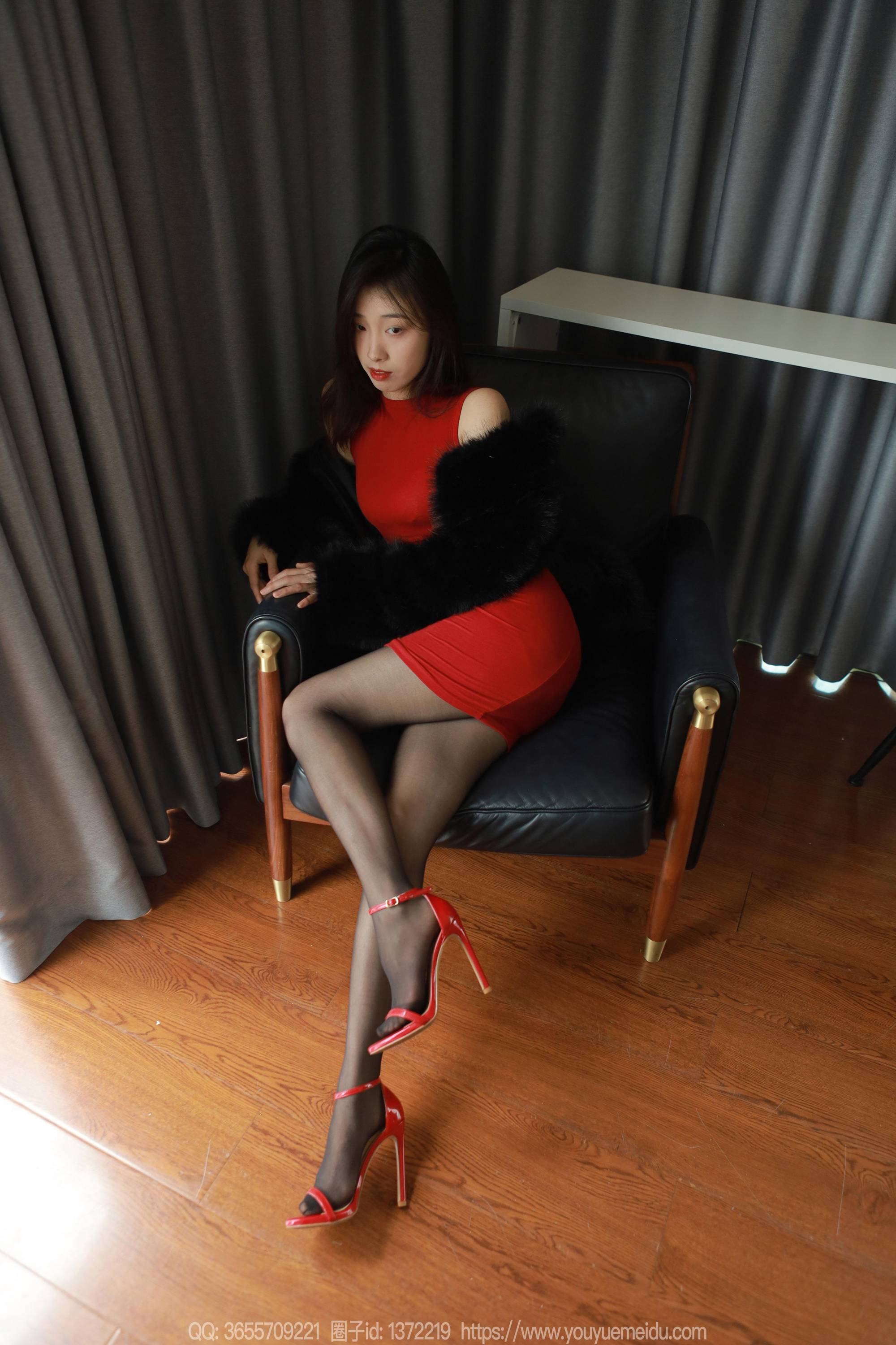 【IESS異思趣向系列】天天意願 小九 紅色包臀裙(上)【86P】-第1章-图片46