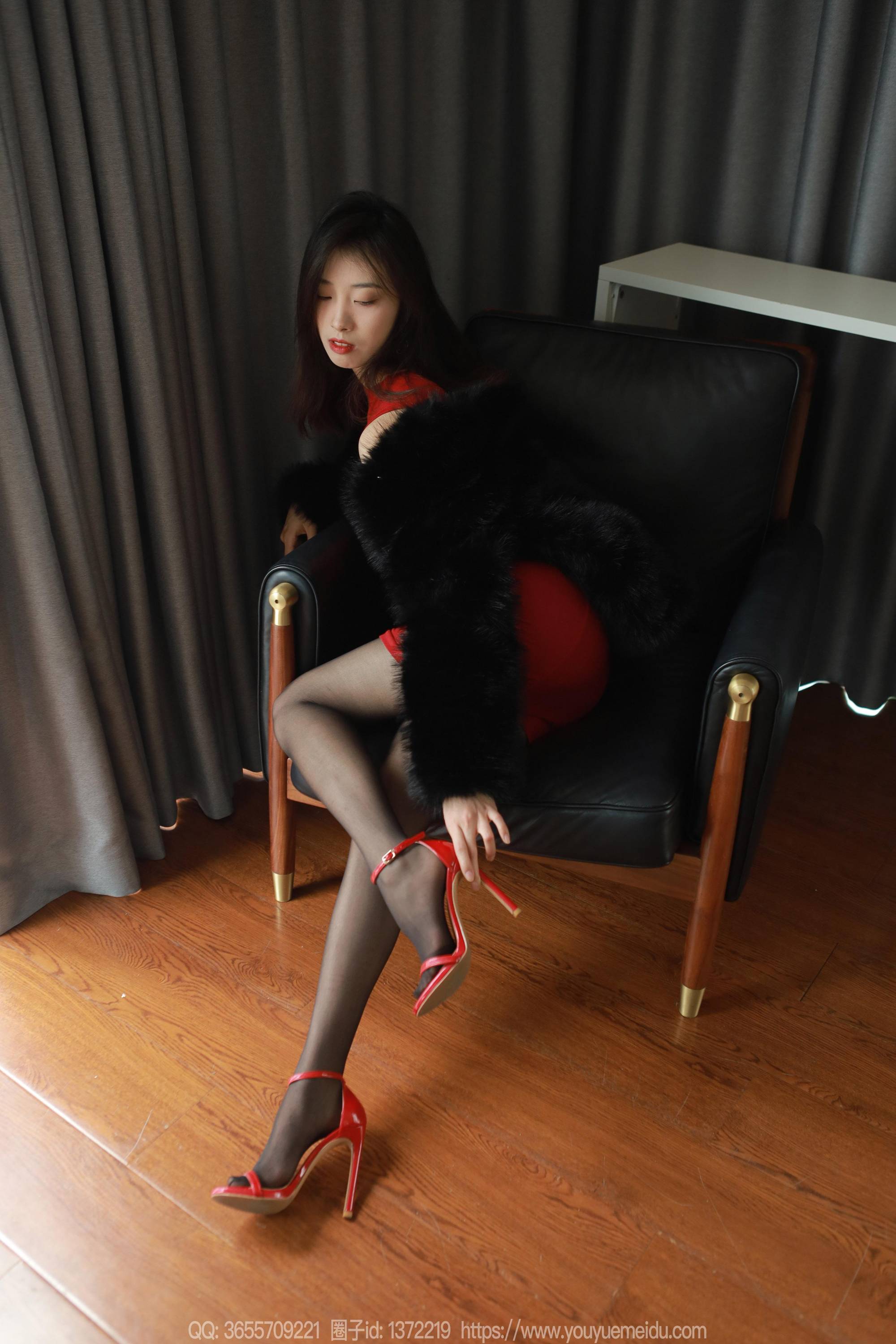 【IESS異思趣向系列】天天意願 小九 紅色包臀裙(上)【86P】-第1章-图片47