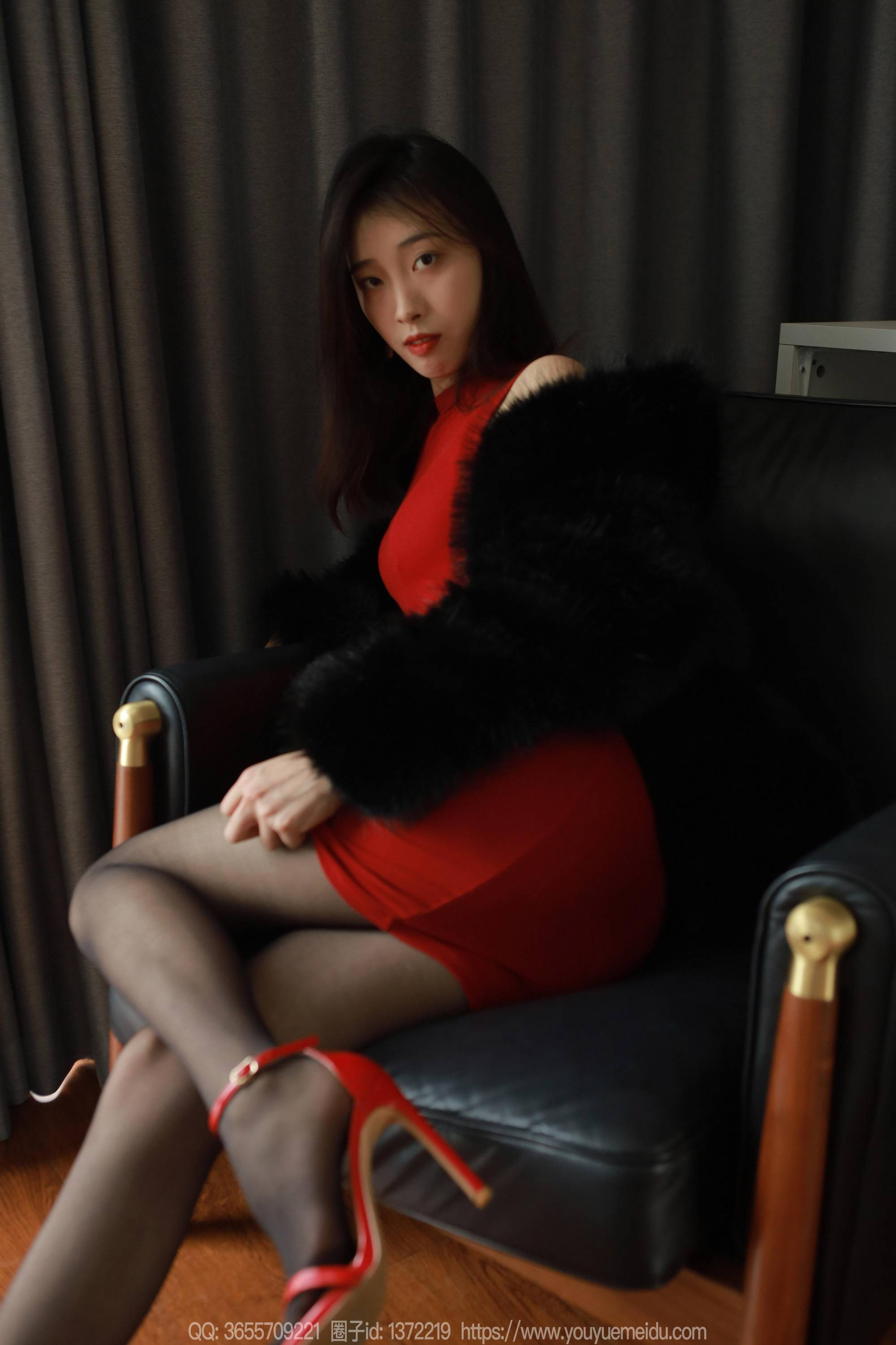 【IESS異思趣向系列】天天意願 小九 紅色包臀裙(上)【86P】-第1章-图片48