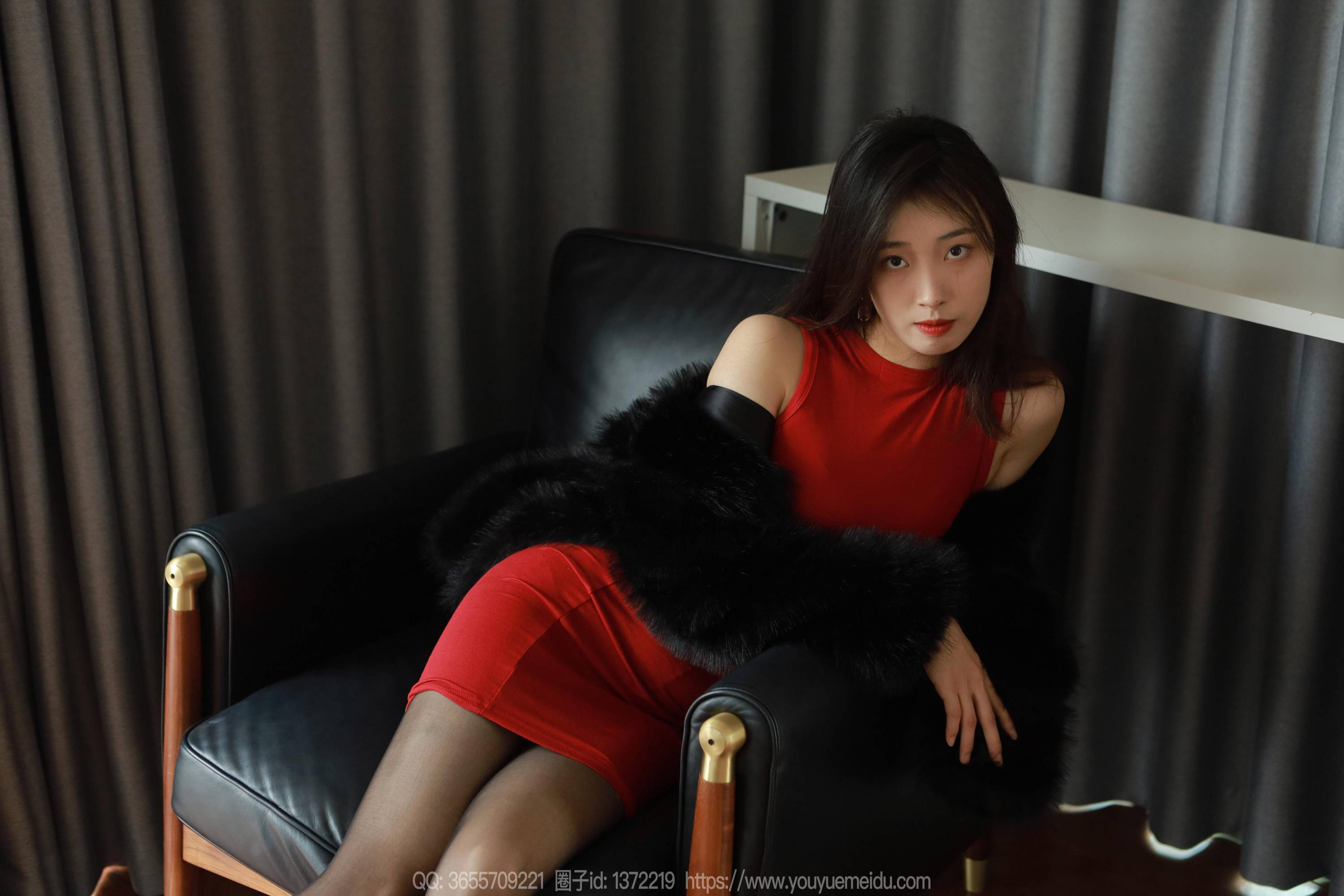 【IESS異思趣向系列】天天意願 小九 紅色包臀裙(上)【86P】-第1章-图片58