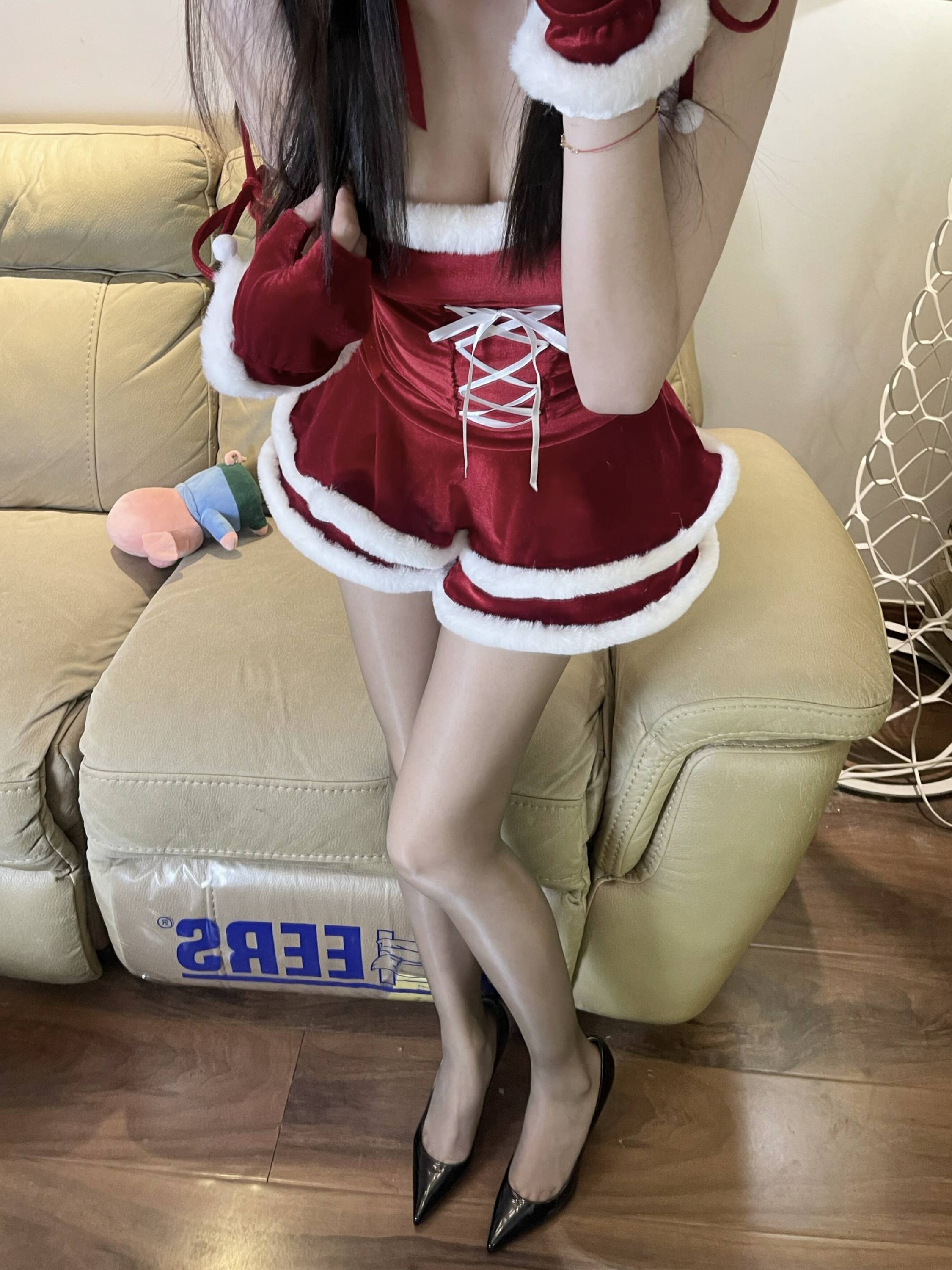 【網路收集系列】福利姬 夢里一只喵《 聖誕限定 》VIP 福利帖【41P】-第1章-图片8