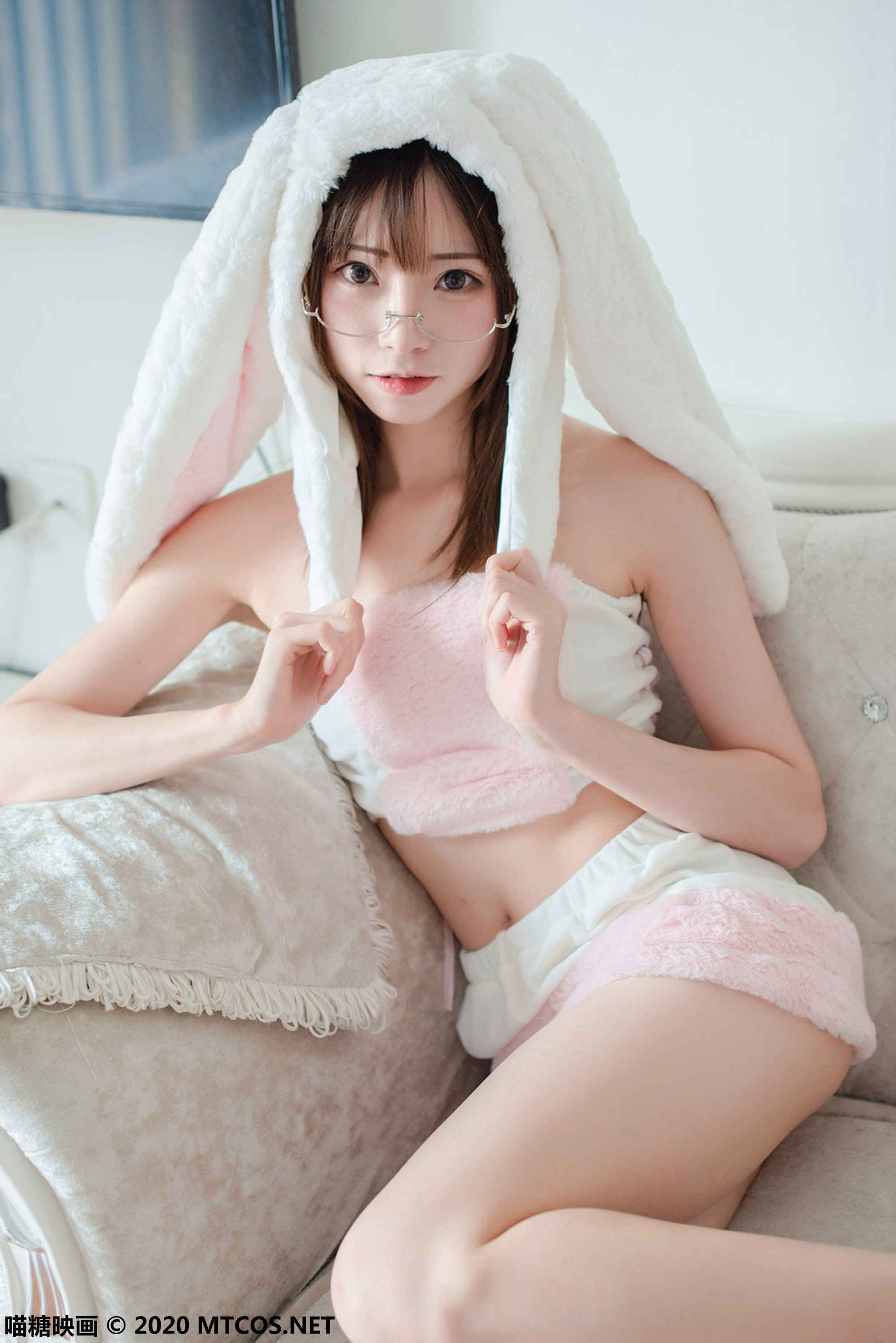 【網路收集系列】福利姬 绮太郎《 兔耳家居服 》VIP福利帖全【50P】-第1章-图片24
