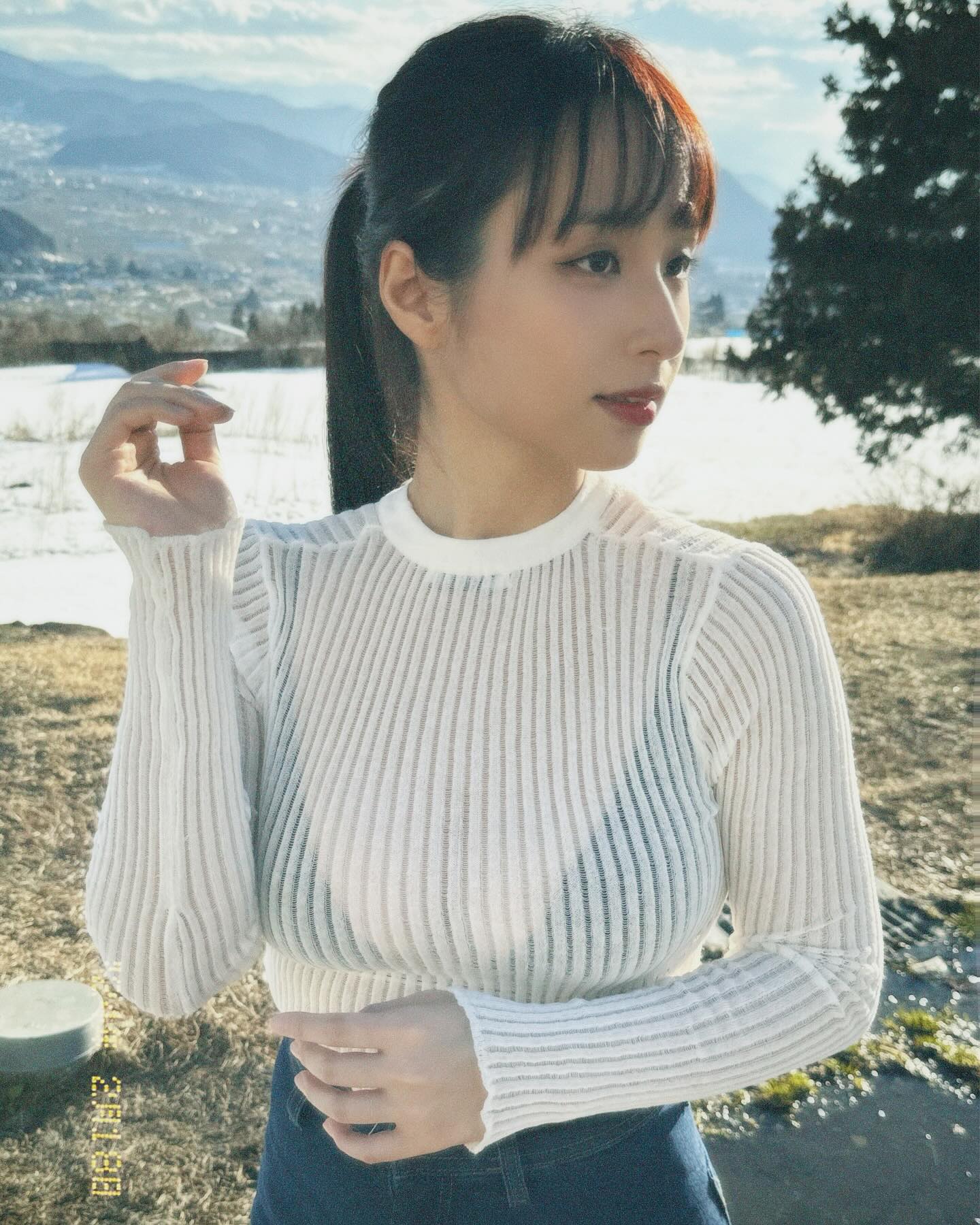 甜美網紅「蘋蘋澎澎」姣好身材曲線在鏡頭前一覽無遺-第1章-图片7