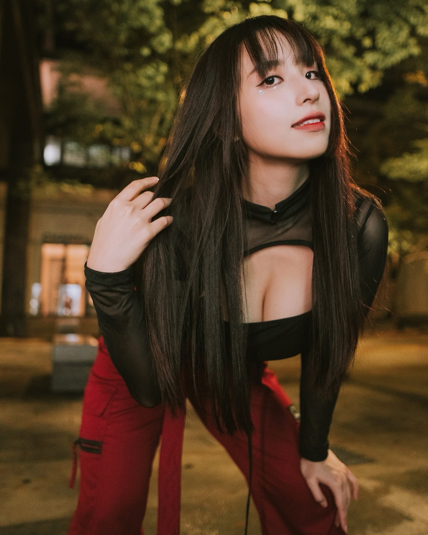 甜美網紅「蘋蘋澎澎」姣好身材曲線在鏡頭前一覽無遺-第1章-图片10