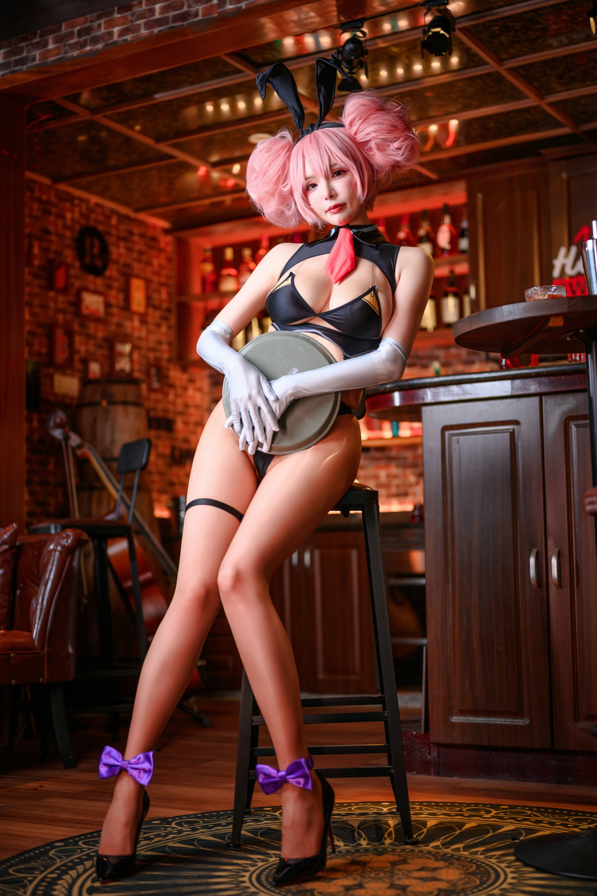 【網路收集系列】福利姬 秋和柯基《 BUNNY兔女郎 》VIP福利帖全【43P】-第1章-图片3