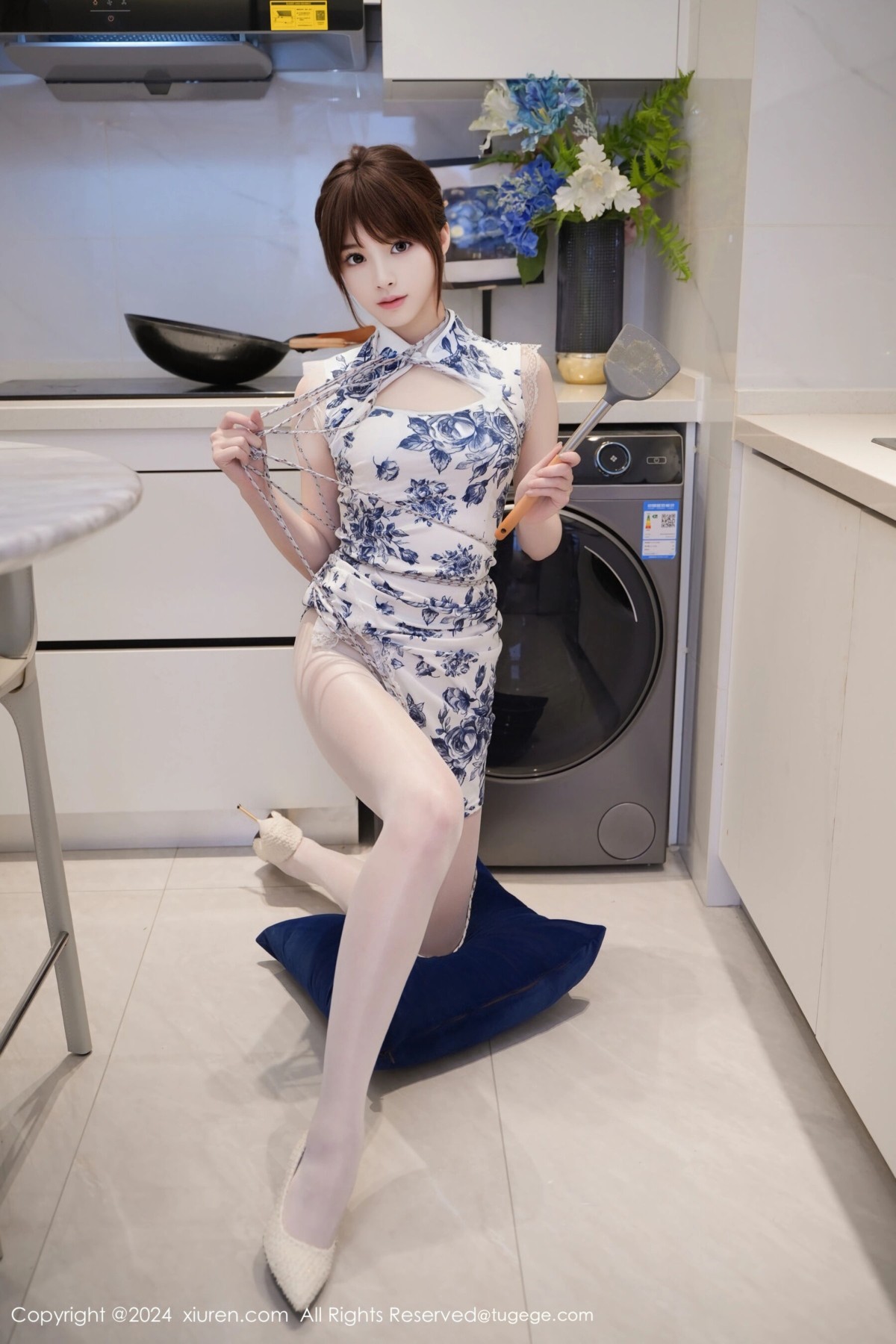 【XiuRen秀人網】2024.03.19 Vol.8255 夢靈兒Mini 完整版無水印寫真【77P】-第1章-图片9