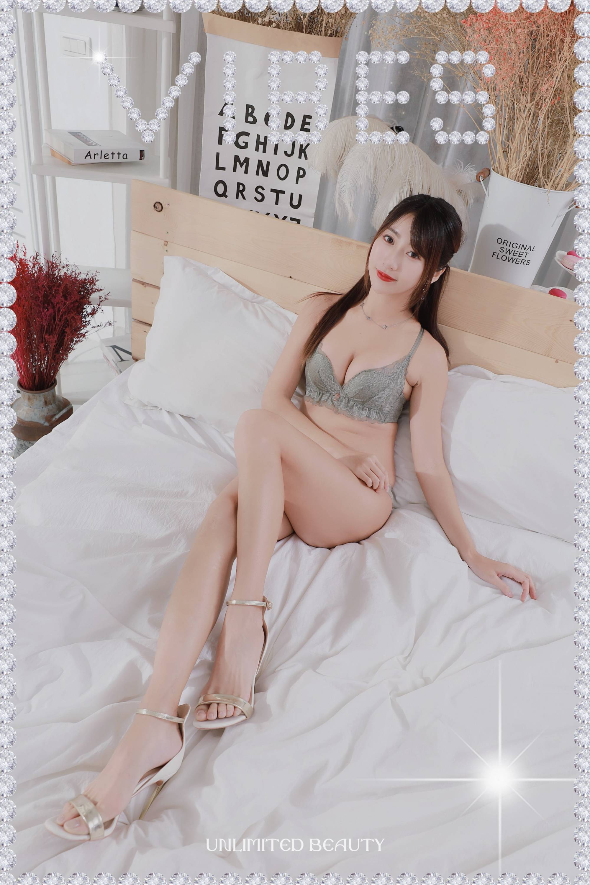 【美腿番外篇系列】長腿美模 映晨 性感內衣 高跟美腿【58P】-第1章-图片2