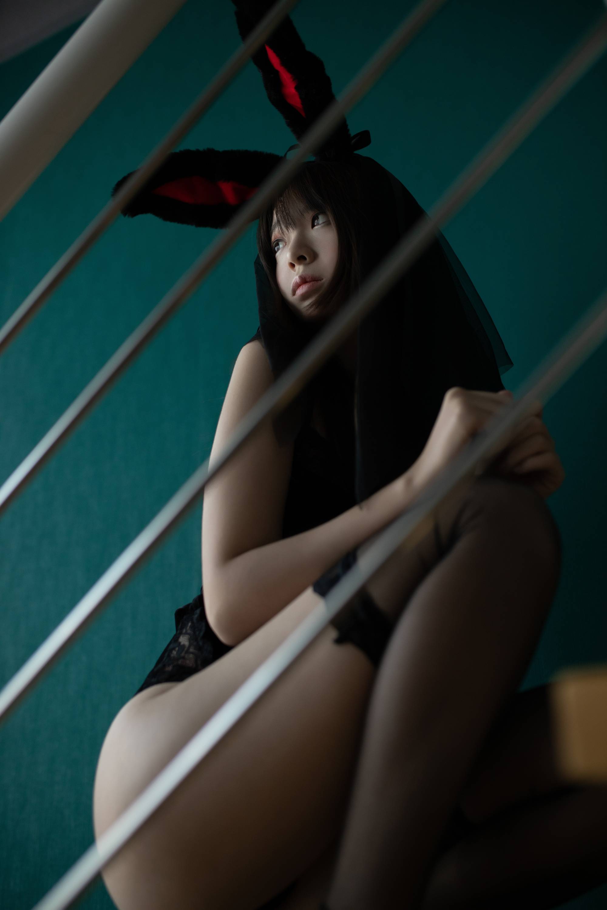 【網路收集系列】福利姬 瘋貓《 黑絲兔女郎 》VIP福利帖全【41P】-第1章-图片19