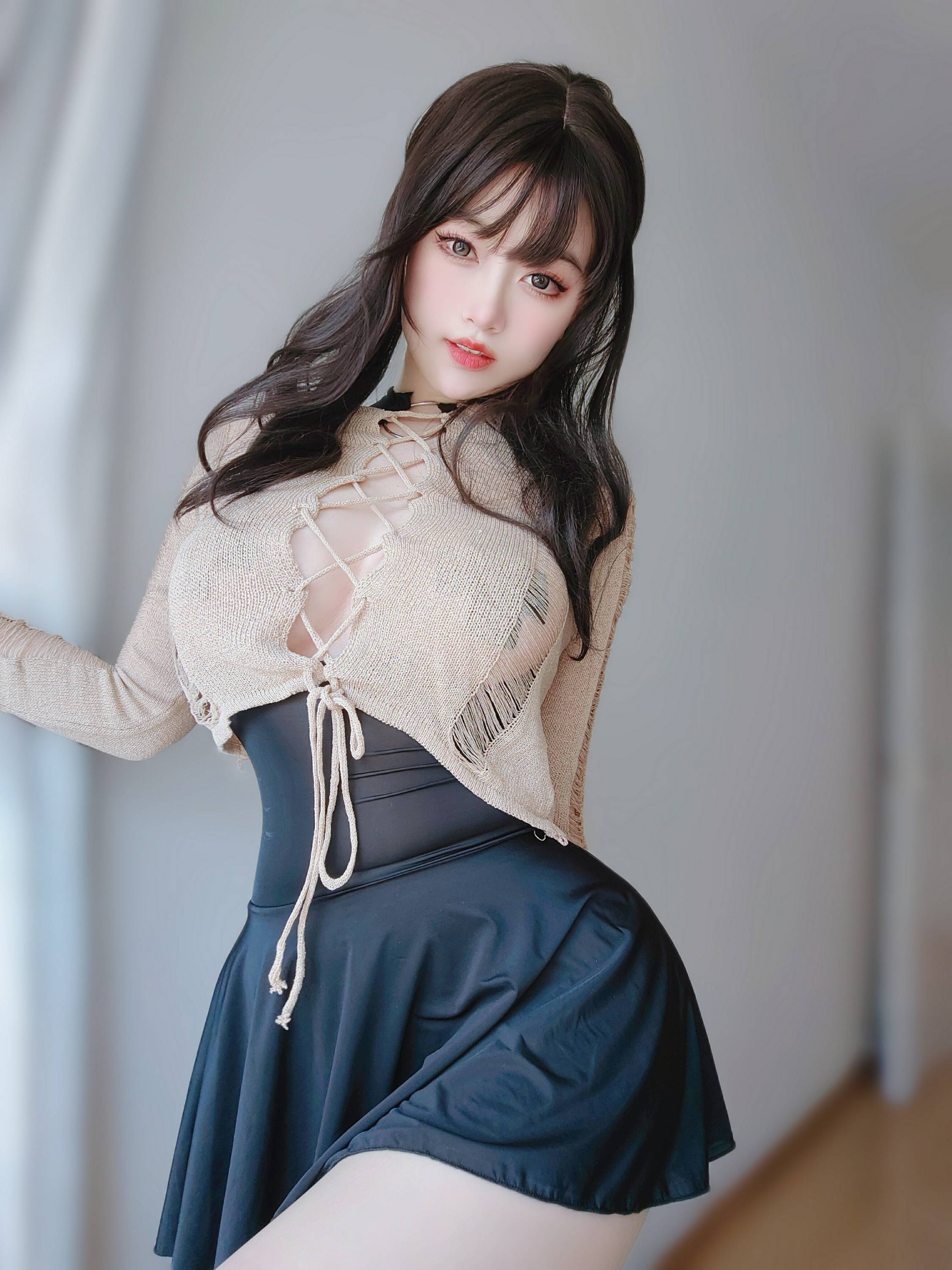 【網路收集系列】福利姬 女主K《 初秋穿搭 》VIP福利帖全【115P】-第1章-图片53