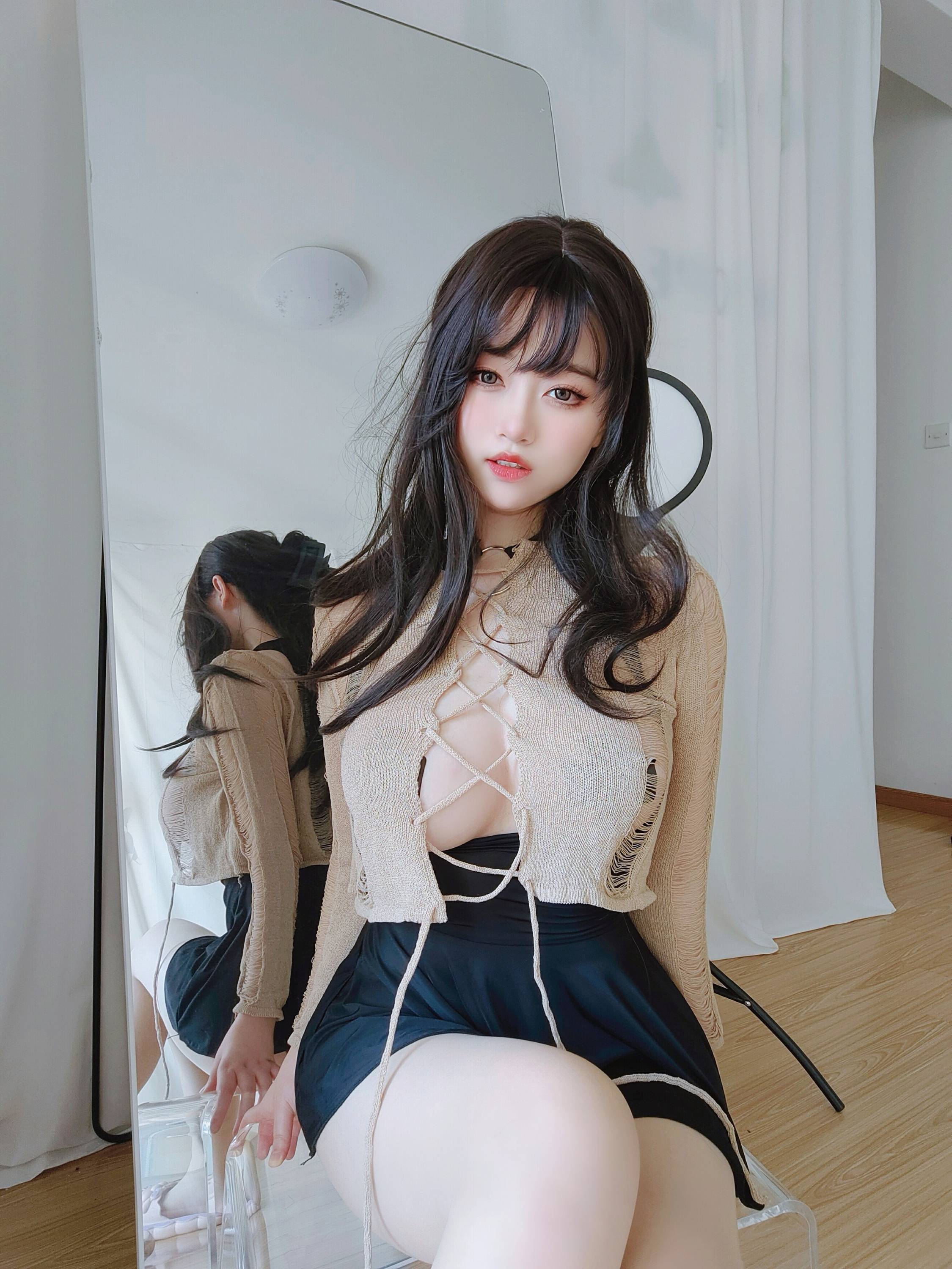 【網路收集系列】福利姬 女主K《 初秋穿搭 》VIP福利帖全【115P】-第1章-图片66