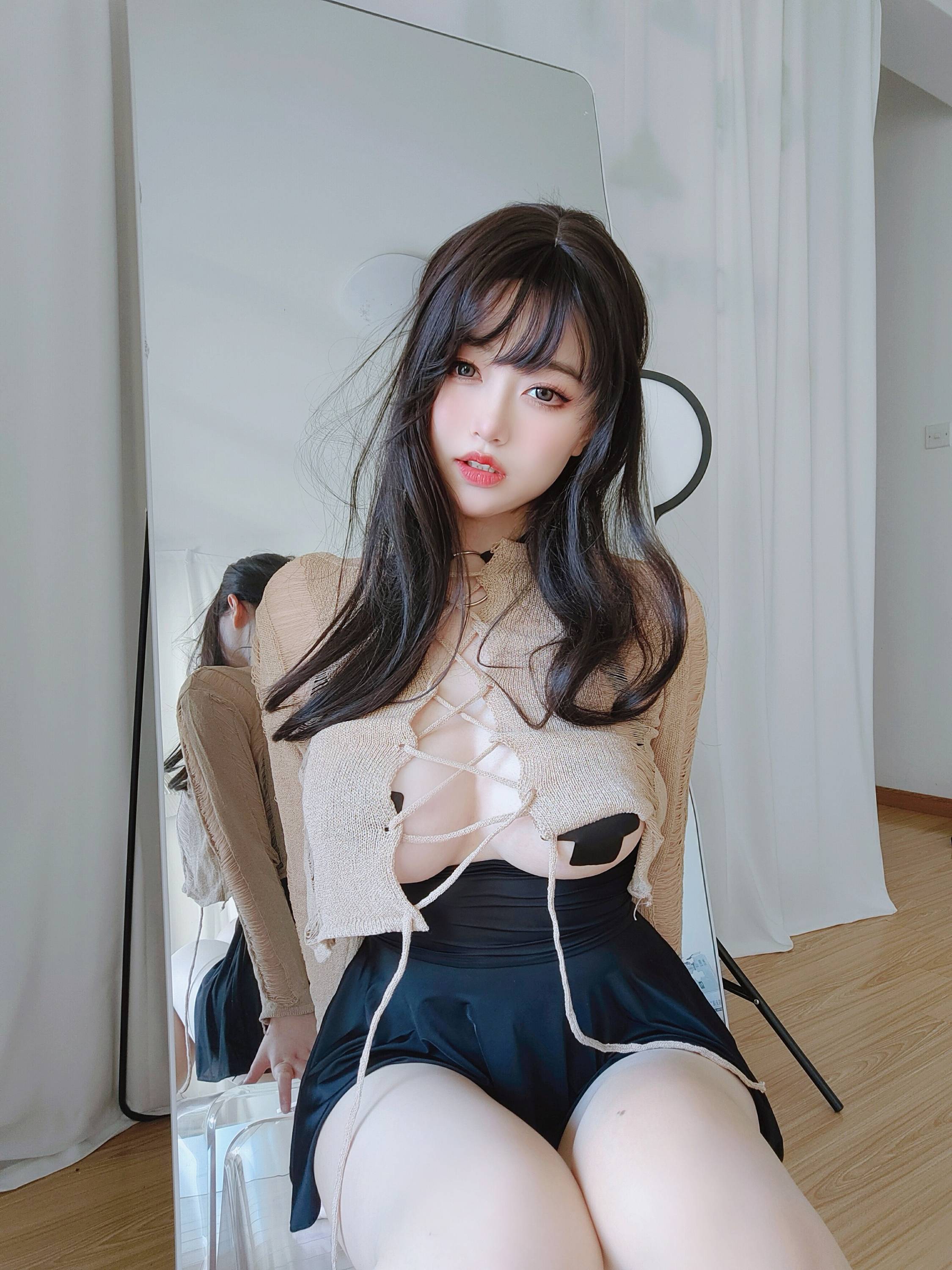 【網路收集系列】福利姬 女主K《 初秋穿搭 》VIP福利帖全【115P】-第1章-图片68