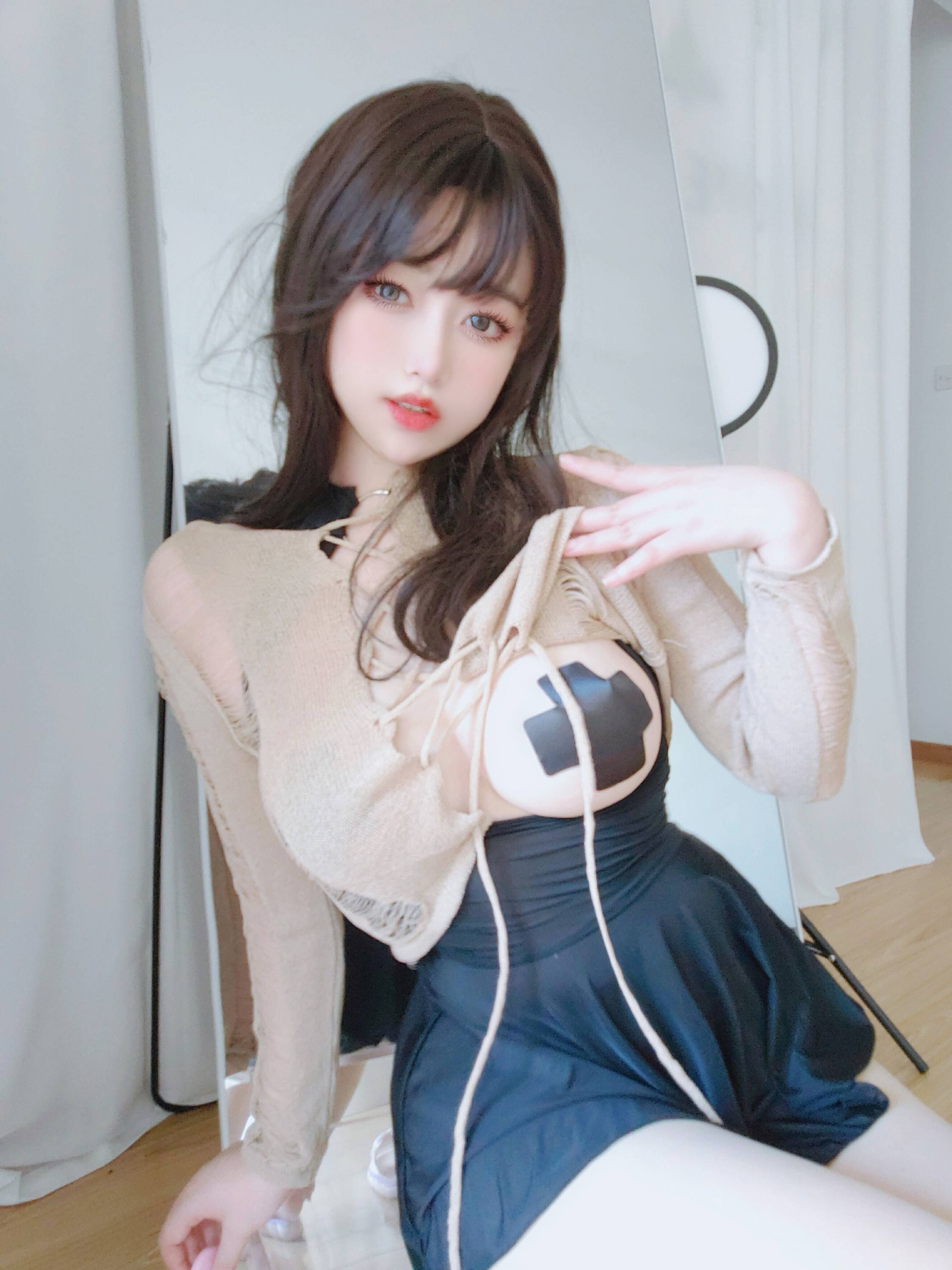 【網路收集系列】福利姬 女主K《 初秋穿搭 》VIP福利帖全【115P】-第1章-图片77