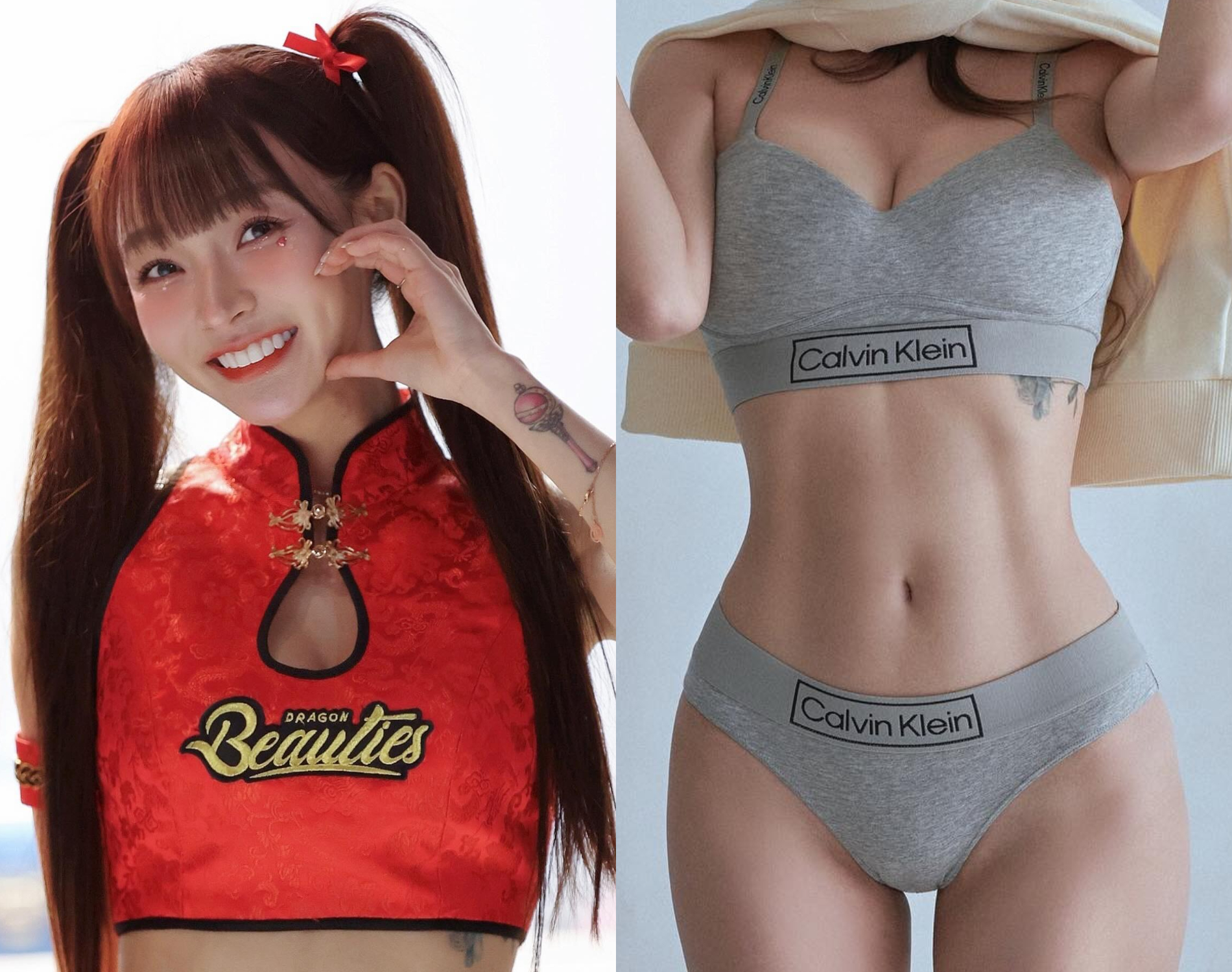 啦啦隊女神爆瘦僅40kg「上圍不縮水」性感隊服激露性感深溝-第1章-图片1