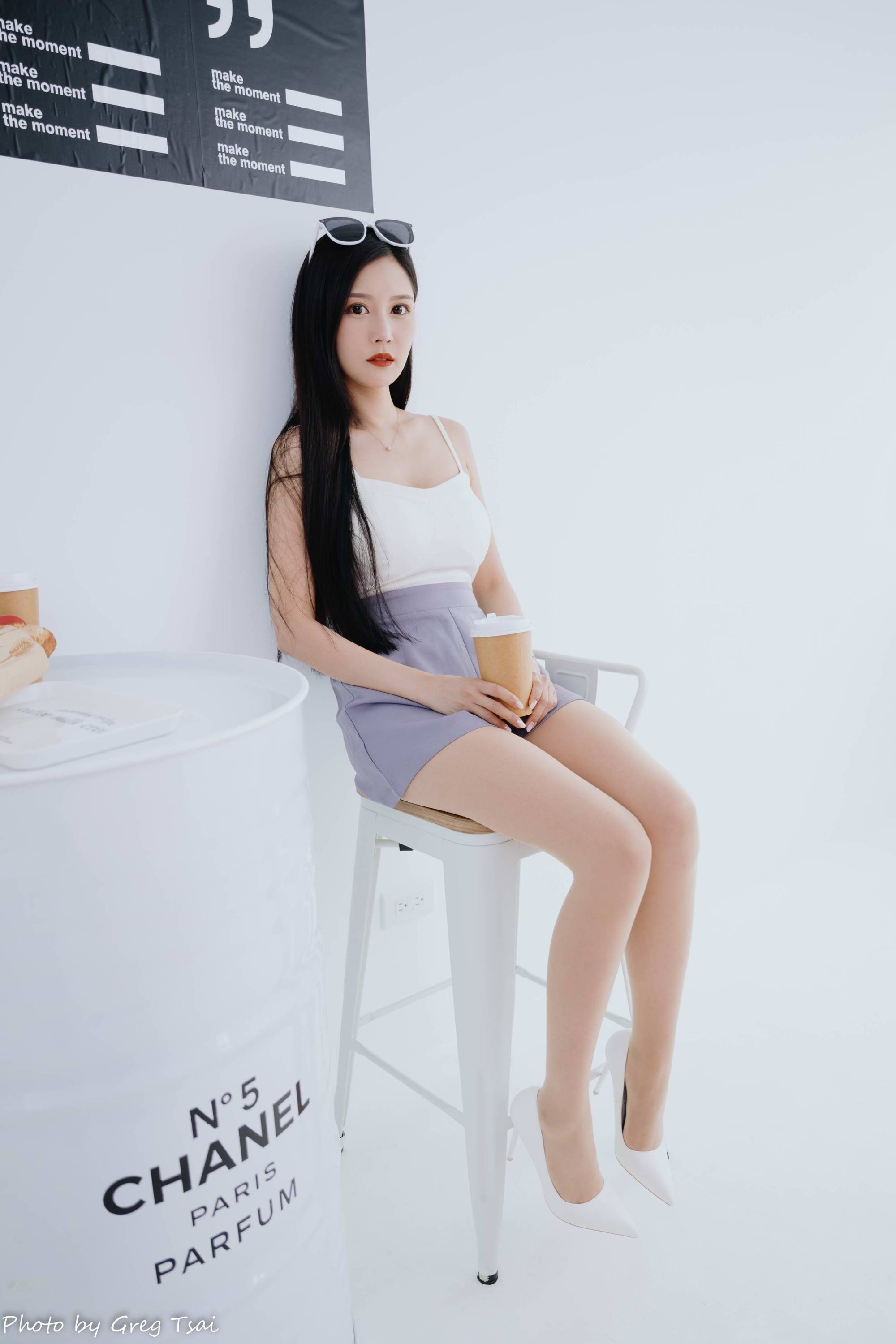 【美腿番外篇系列】長腿美模 許惠玲 性感短裙 高跟美腿【115P】-第1章-图片22