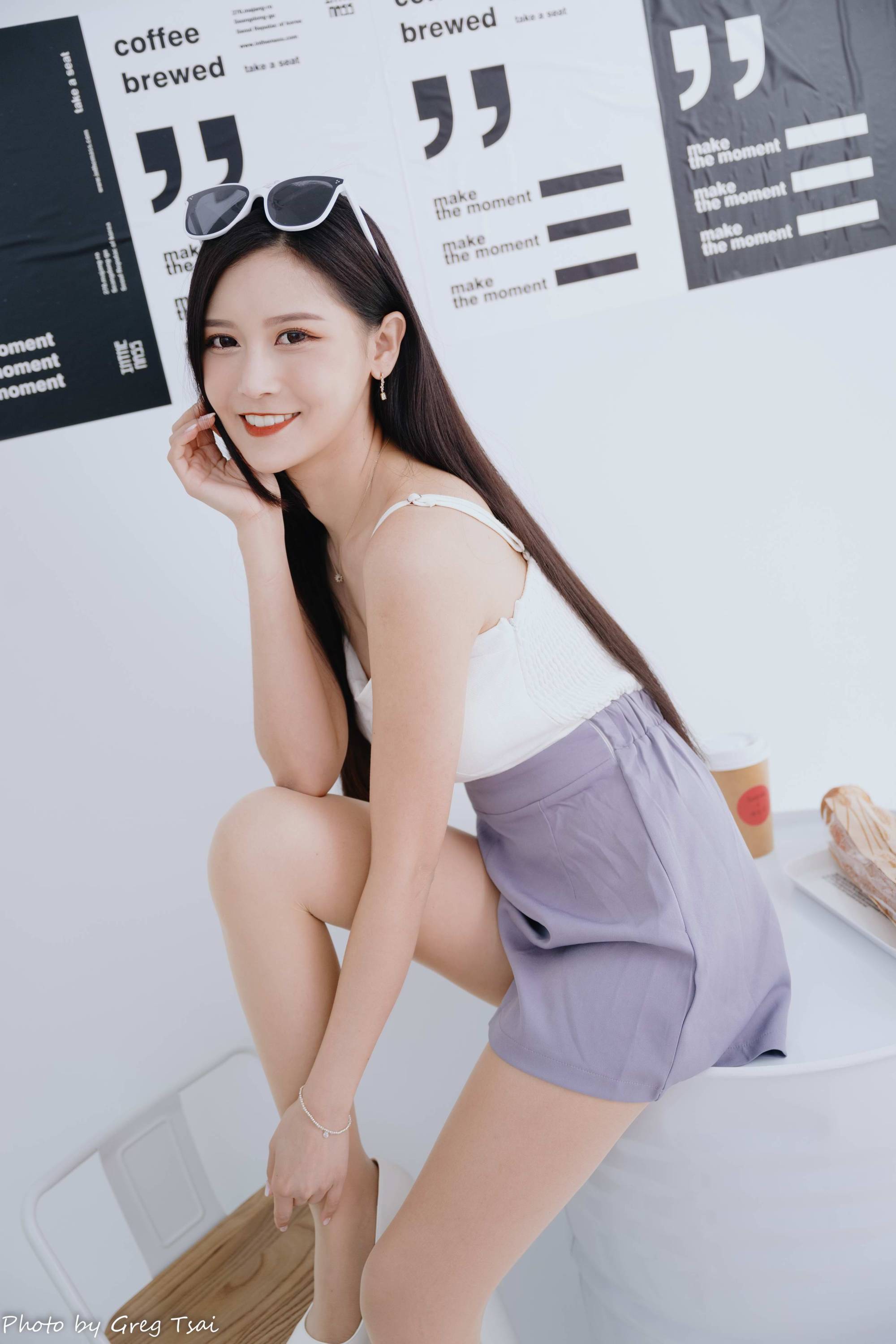 【美腿番外篇系列】長腿美模 許惠玲 性感短裙 高跟美腿【115P】-第1章-图片33