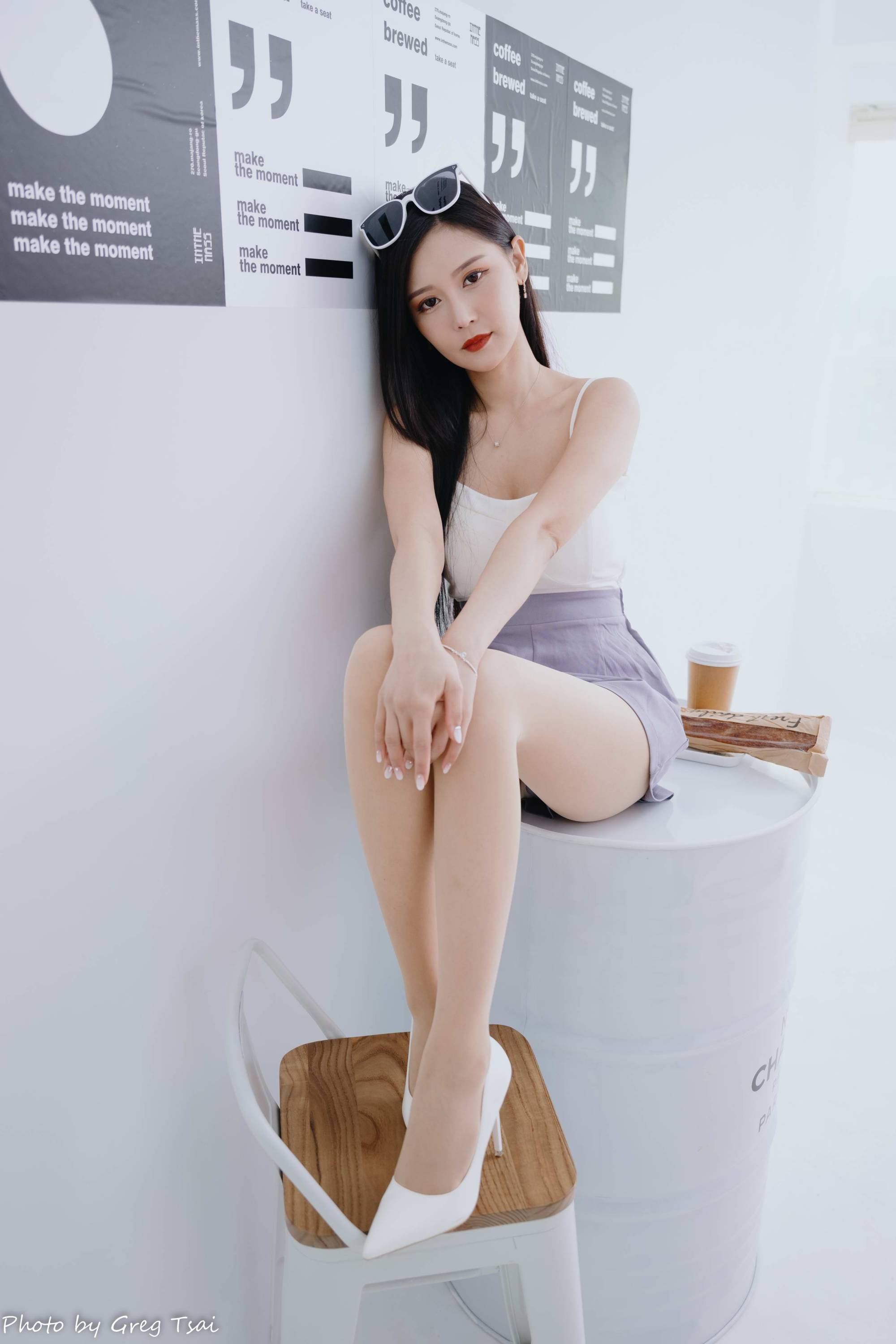 【美腿番外篇系列】長腿美模 許惠玲 性感短裙 高跟美腿【115P】-第1章-图片35