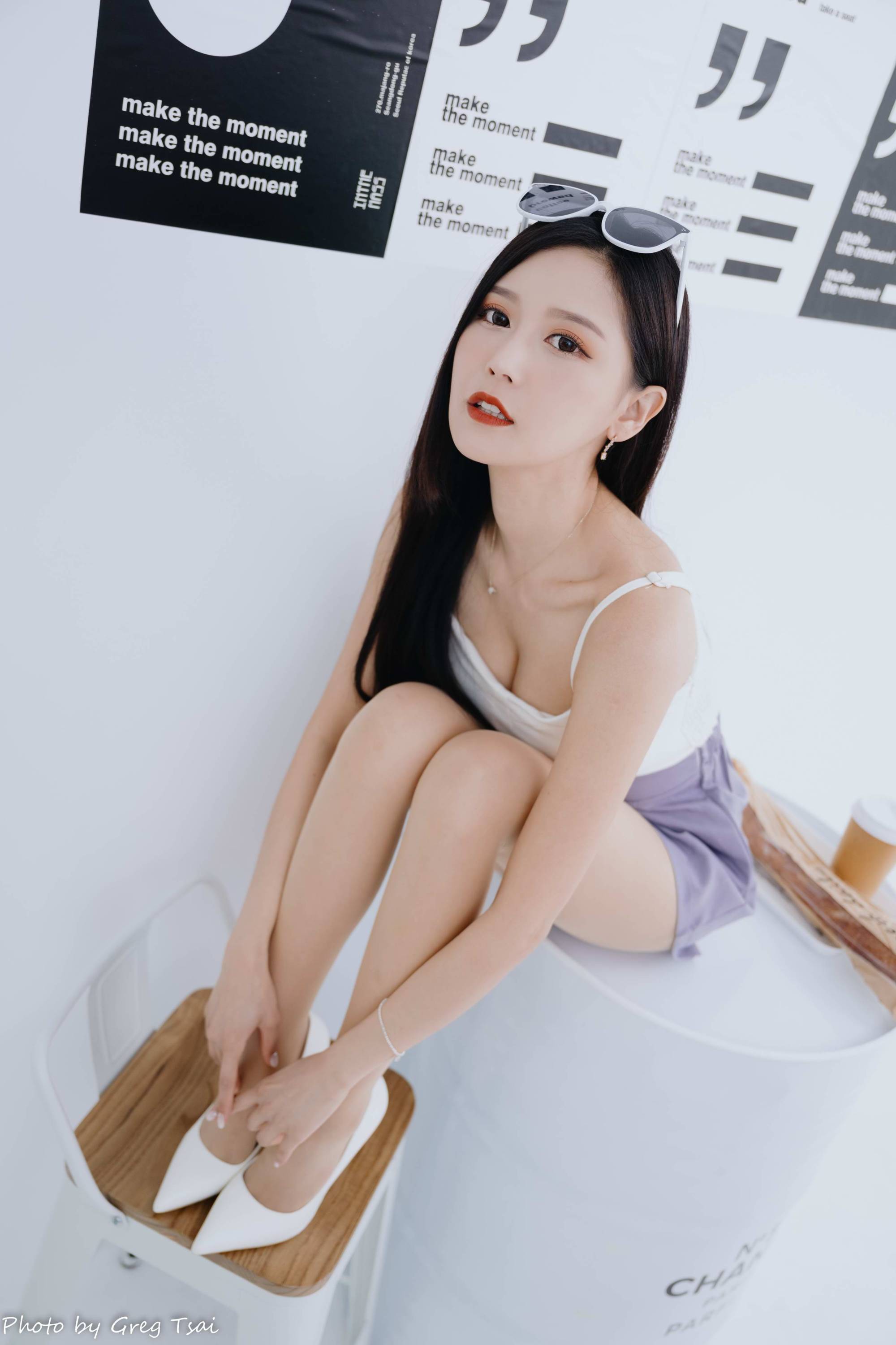 【美腿番外篇系列】長腿美模 許惠玲 性感短裙 高跟美腿【115P】-第1章-图片40
