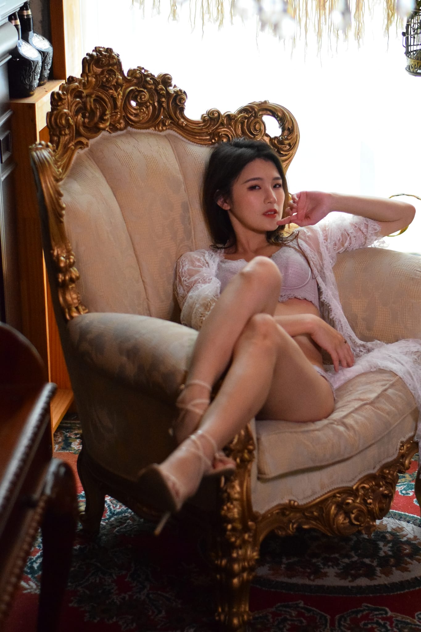 【網路收集】台灣美腿女郎花巧娟 氣質美女內衣外拍寫實 (六)-第1章-图片14