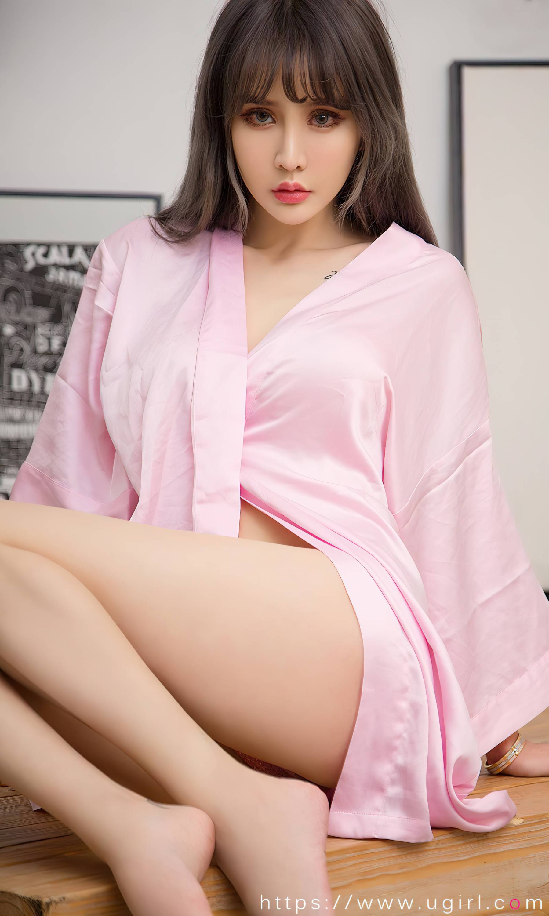 【Ugirls愛尤物】2023.11.15 No.2738 青樹 絲綢睡衣【35P】-第1章-图片10