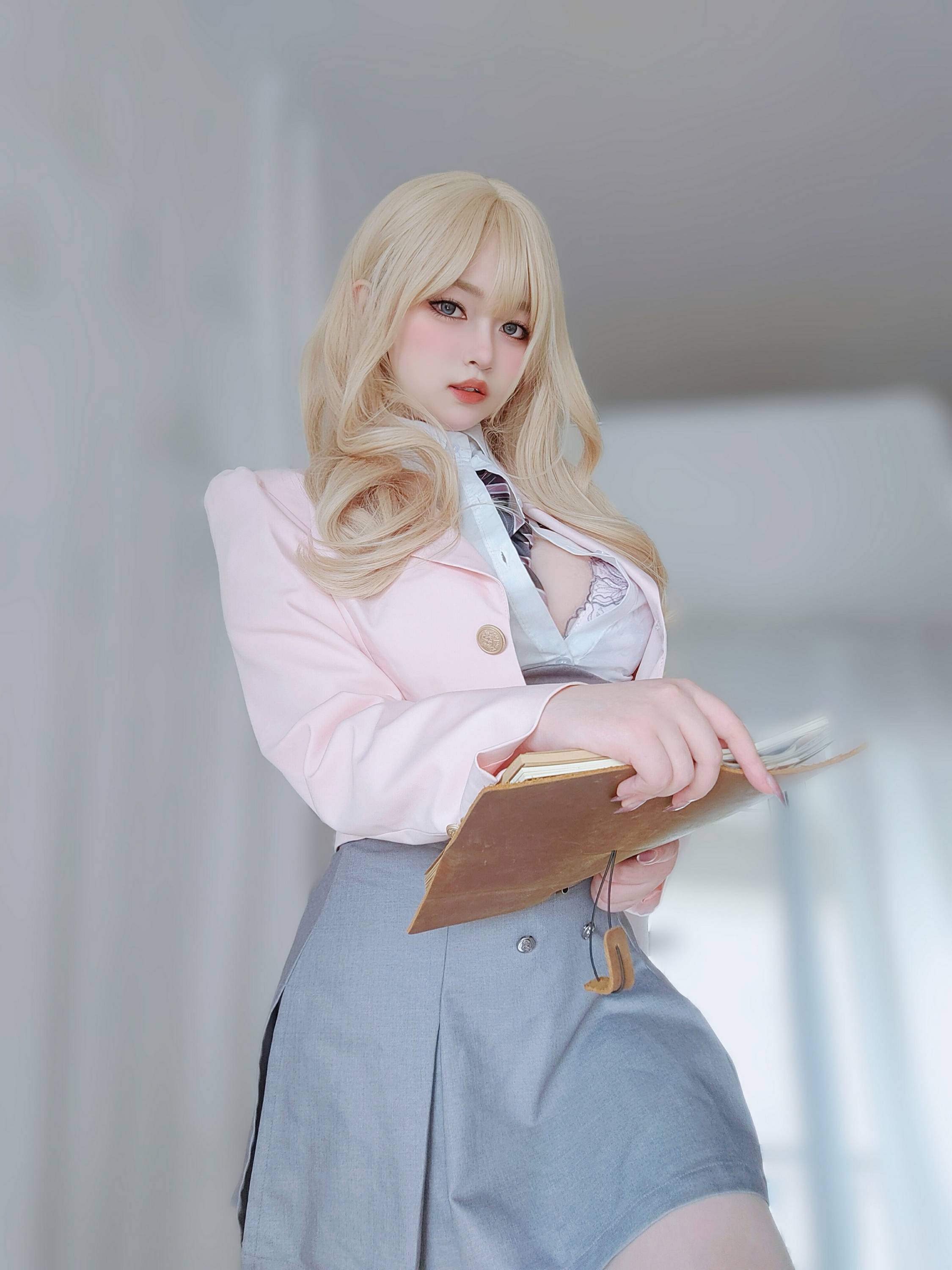 【網路收集系列】福利姬 女主K《 催眠傲嬌的前輩 》VIP福利帖全【81P】-第1章-图片4