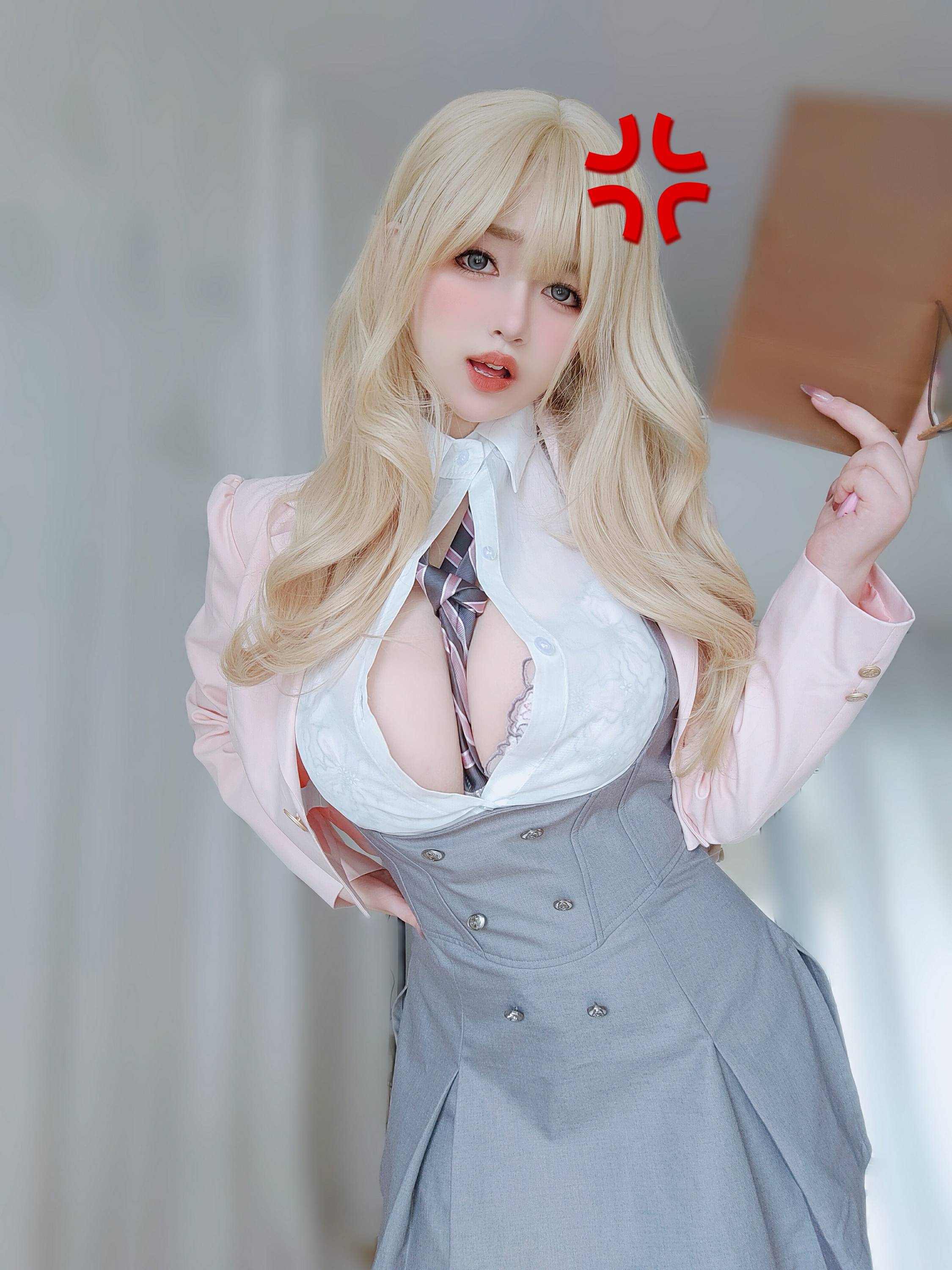 【網路收集系列】福利姬 女主K《 催眠傲嬌的前輩 》VIP福利帖全【81P】-第1章-图片5
