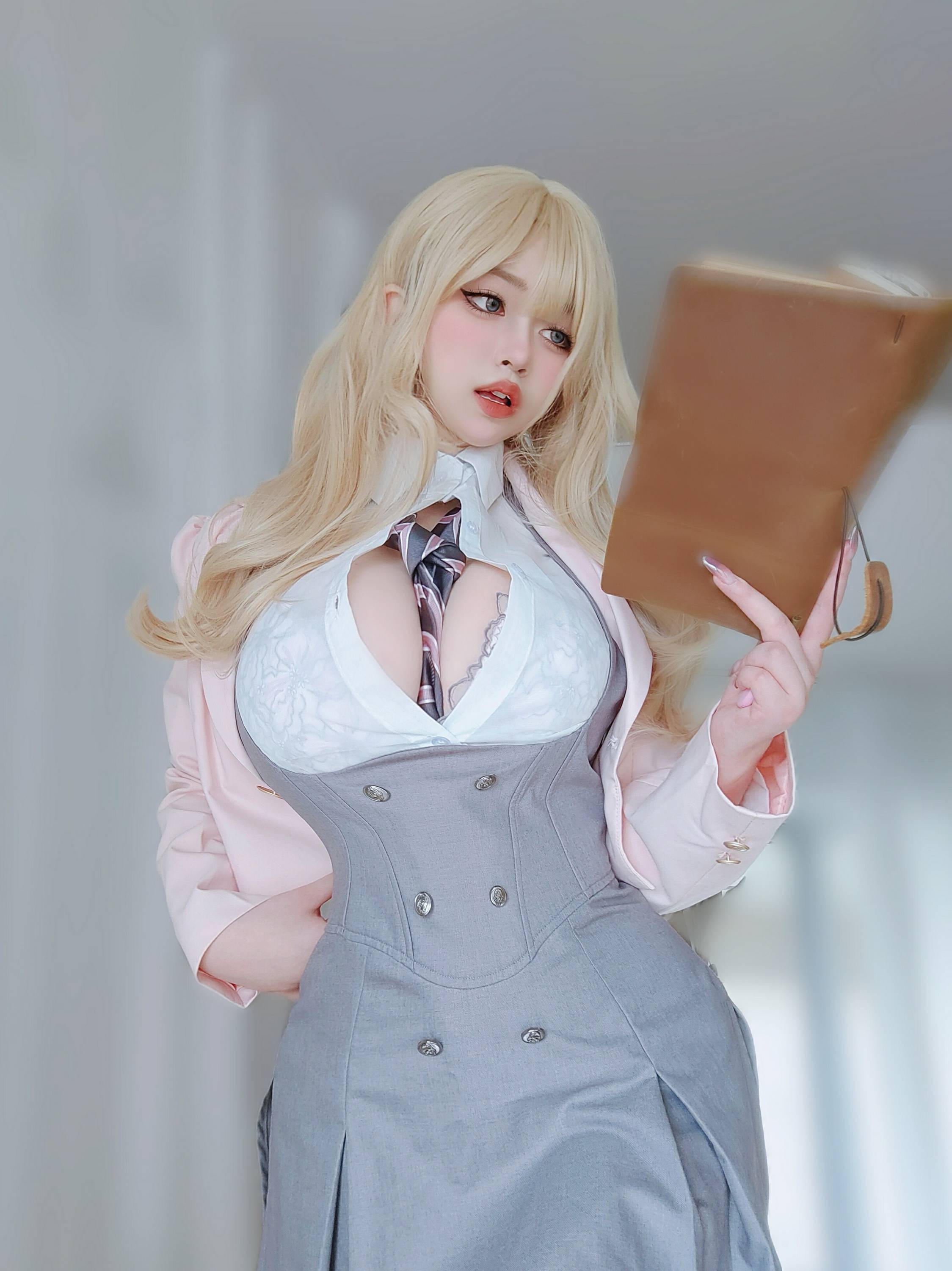 【網路收集系列】福利姬 女主K《 催眠傲嬌的前輩 》VIP福利帖全【81P】-第1章-图片6