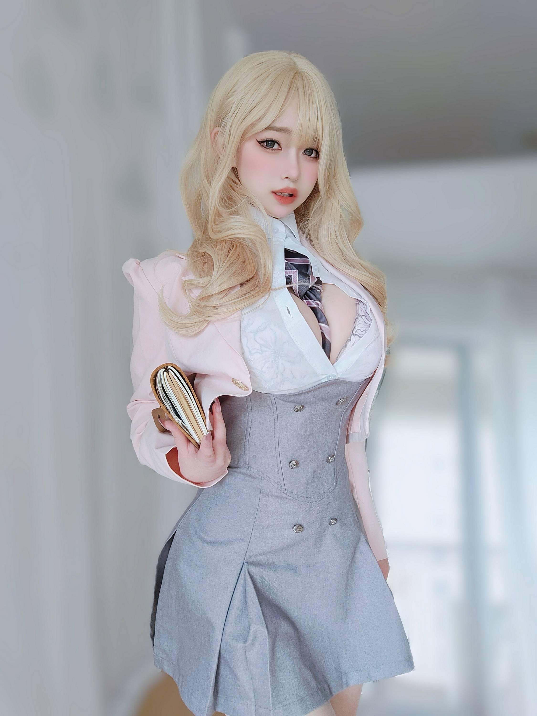 【網路收集系列】福利姬 女主K《 催眠傲嬌的前輩 》VIP福利帖全【81P】-第1章-图片12