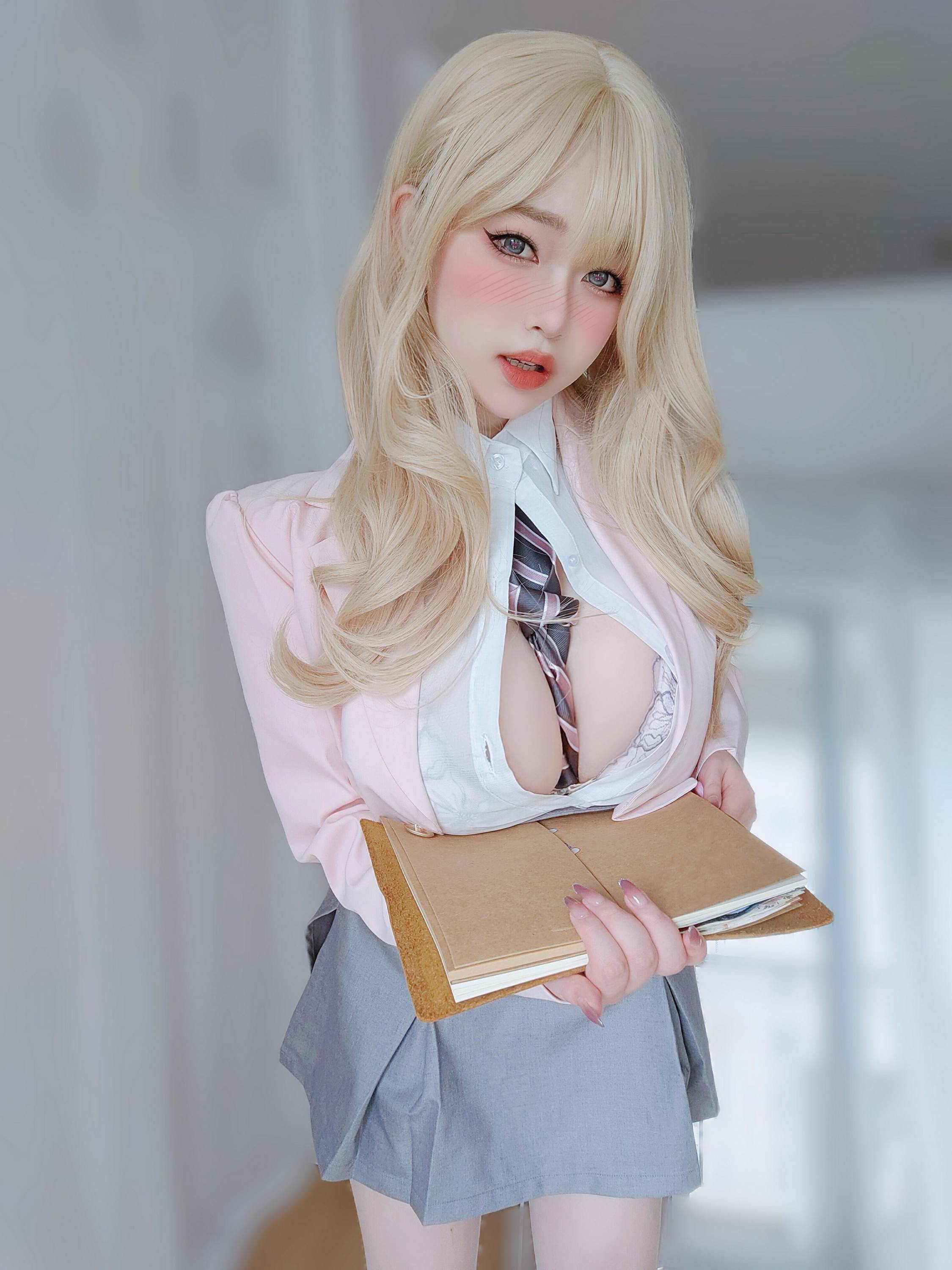 【網路收集系列】福利姬 女主K《 催眠傲嬌的前輩 》VIP福利帖全【81P】-第1章-图片13
