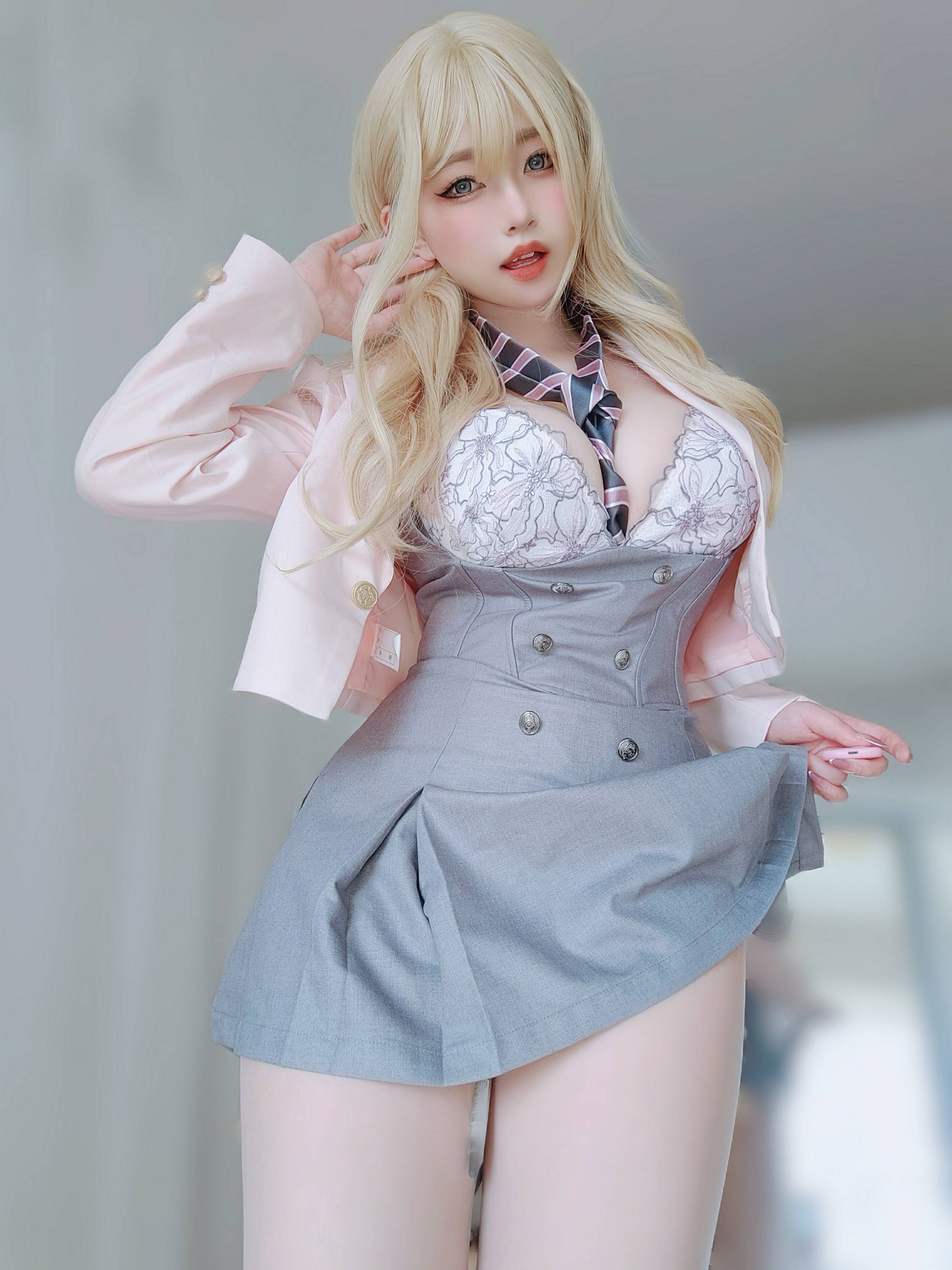 【網路收集系列】福利姬 女主K《 催眠傲嬌的前輩 》VIP福利帖全【81P】-第1章-图片37