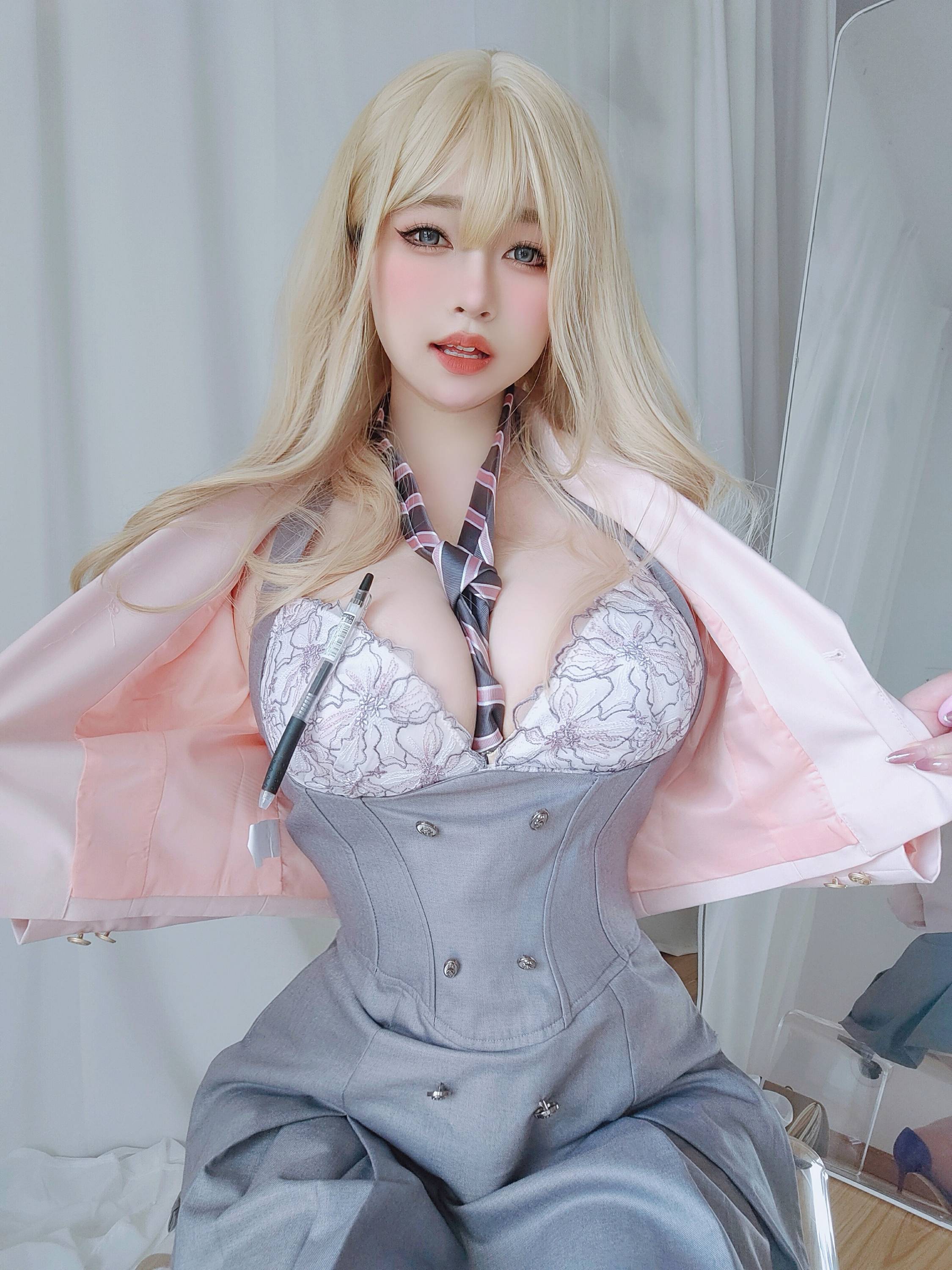 【網路收集系列】福利姬 女主K《 催眠傲嬌的前輩 》VIP福利帖全【81P】-第1章-图片49