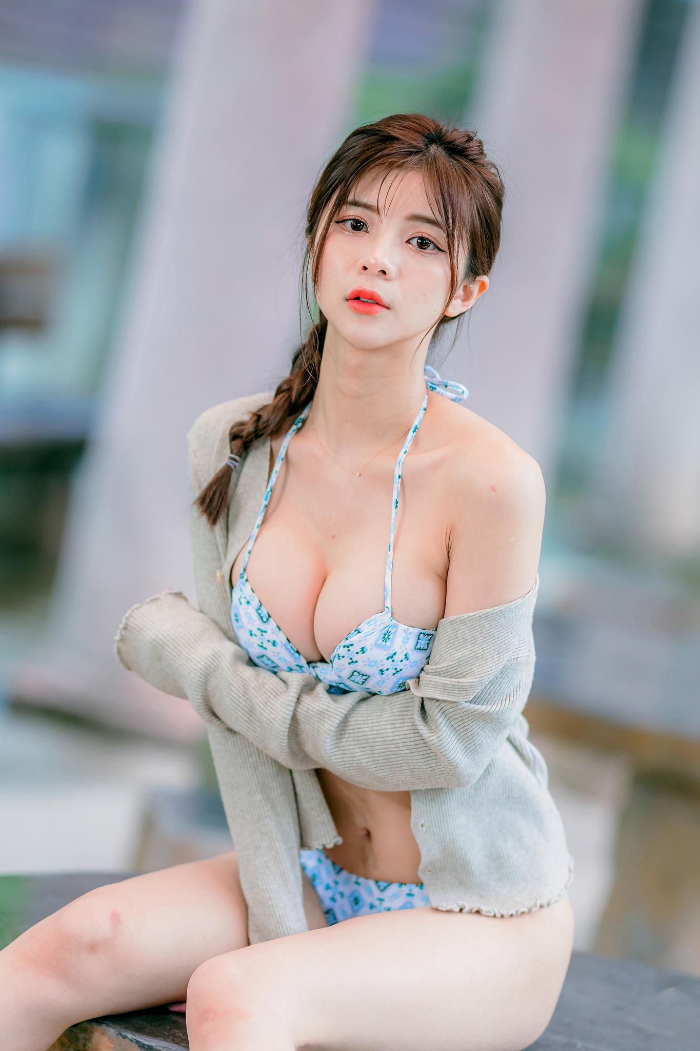【網路收集】台灣美腿女郎米恩 美女外拍寫實 (二)-第1章-图片92