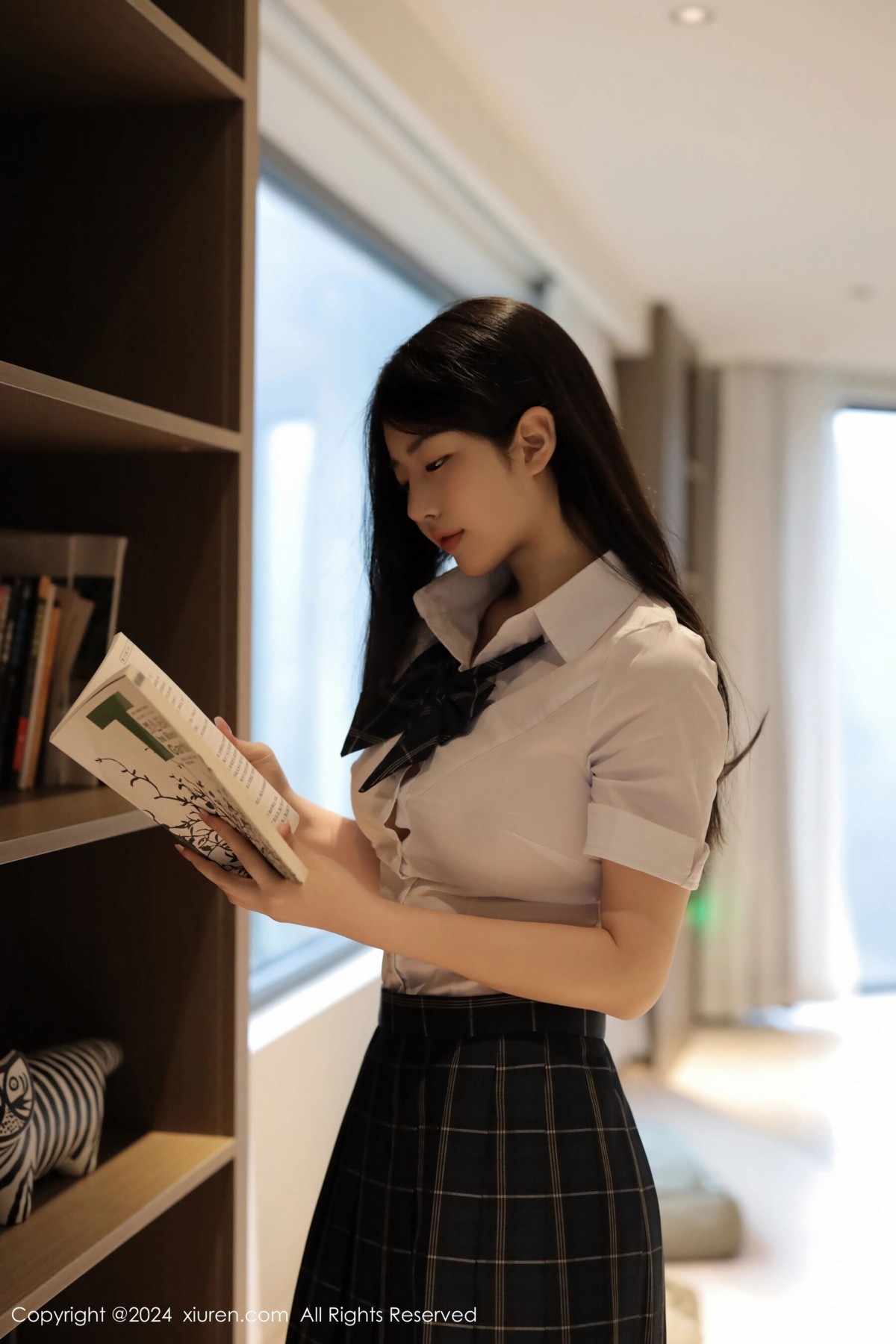 【網路收集】秀人模特陳小花 內部私購 JK學生妹露點 隱藏版-第1章-图片6