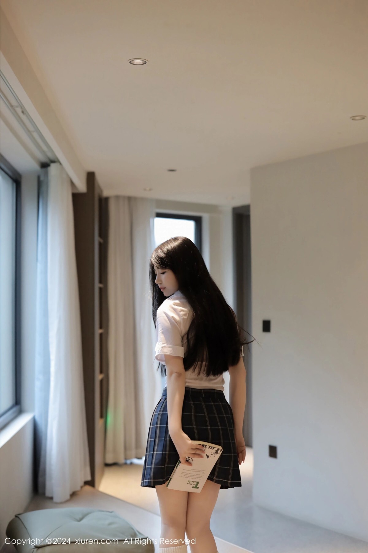 【網路收集】秀人模特陳小花 內部私購 JK學生妹露點 隱藏版-第1章-图片7