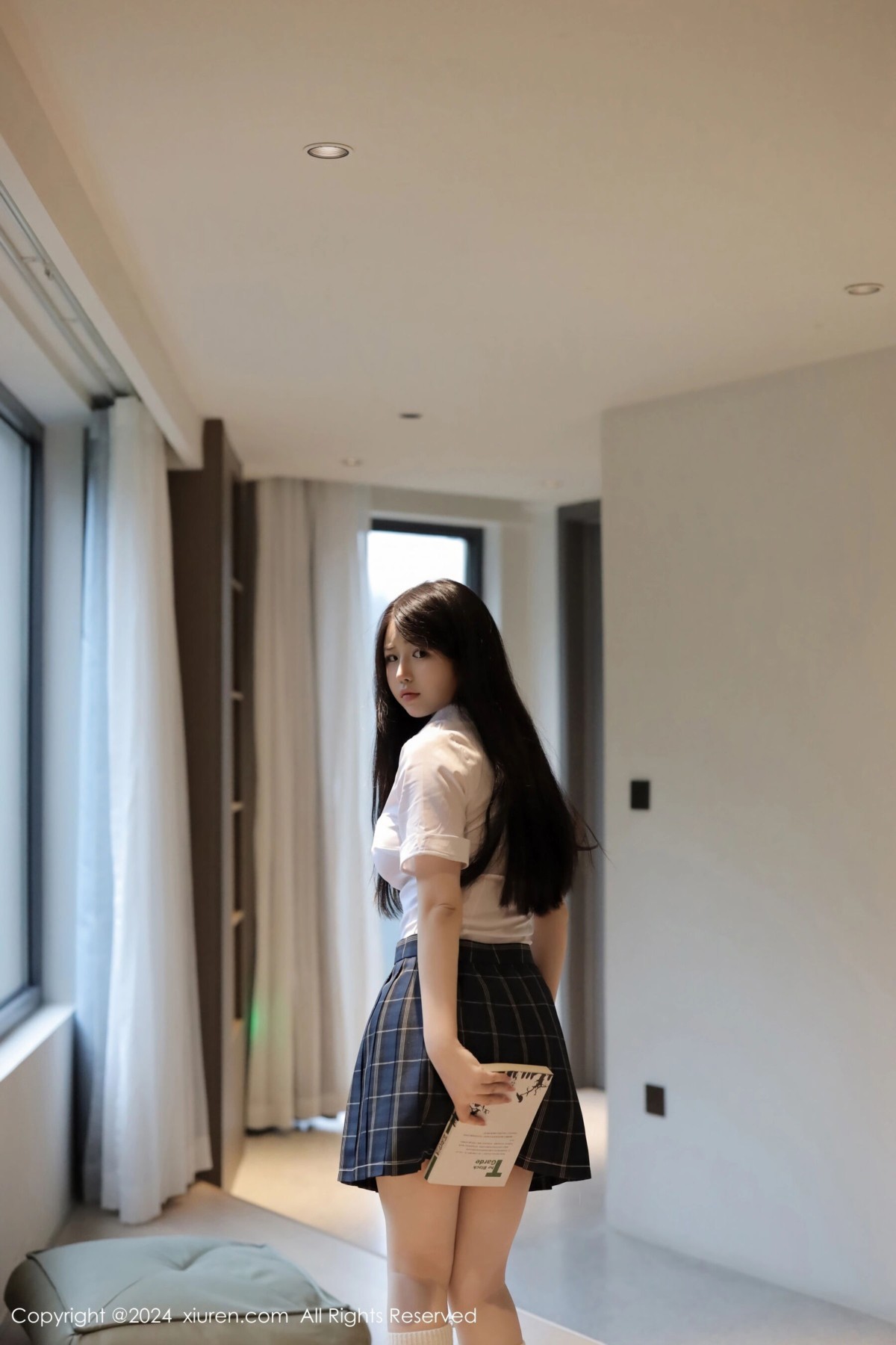 【網路收集】秀人模特陳小花 內部私購 JK學生妹露點 隱藏版-第1章-图片8