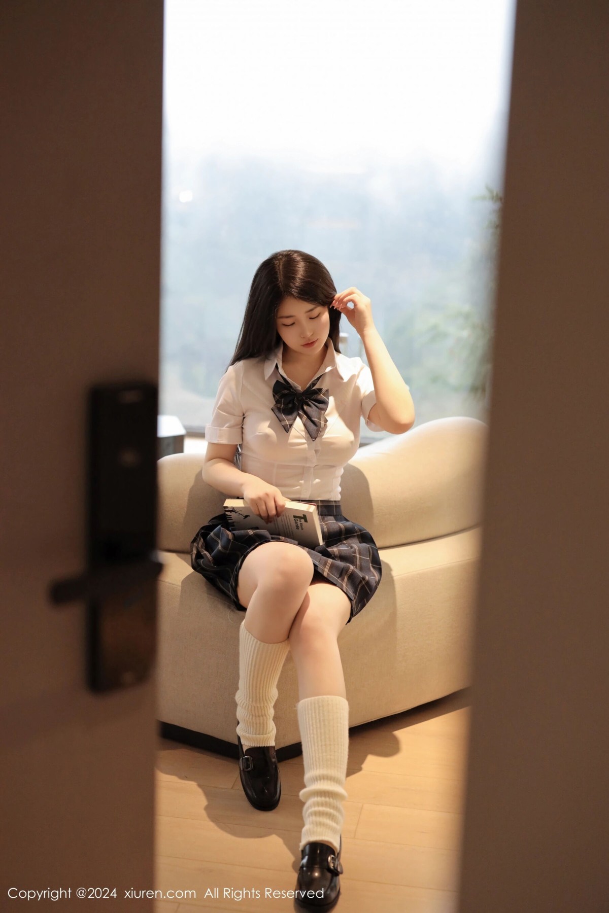 【網路收集】秀人模特陳小花 內部私購 JK學生妹露點 隱藏版-第1章-图片25
