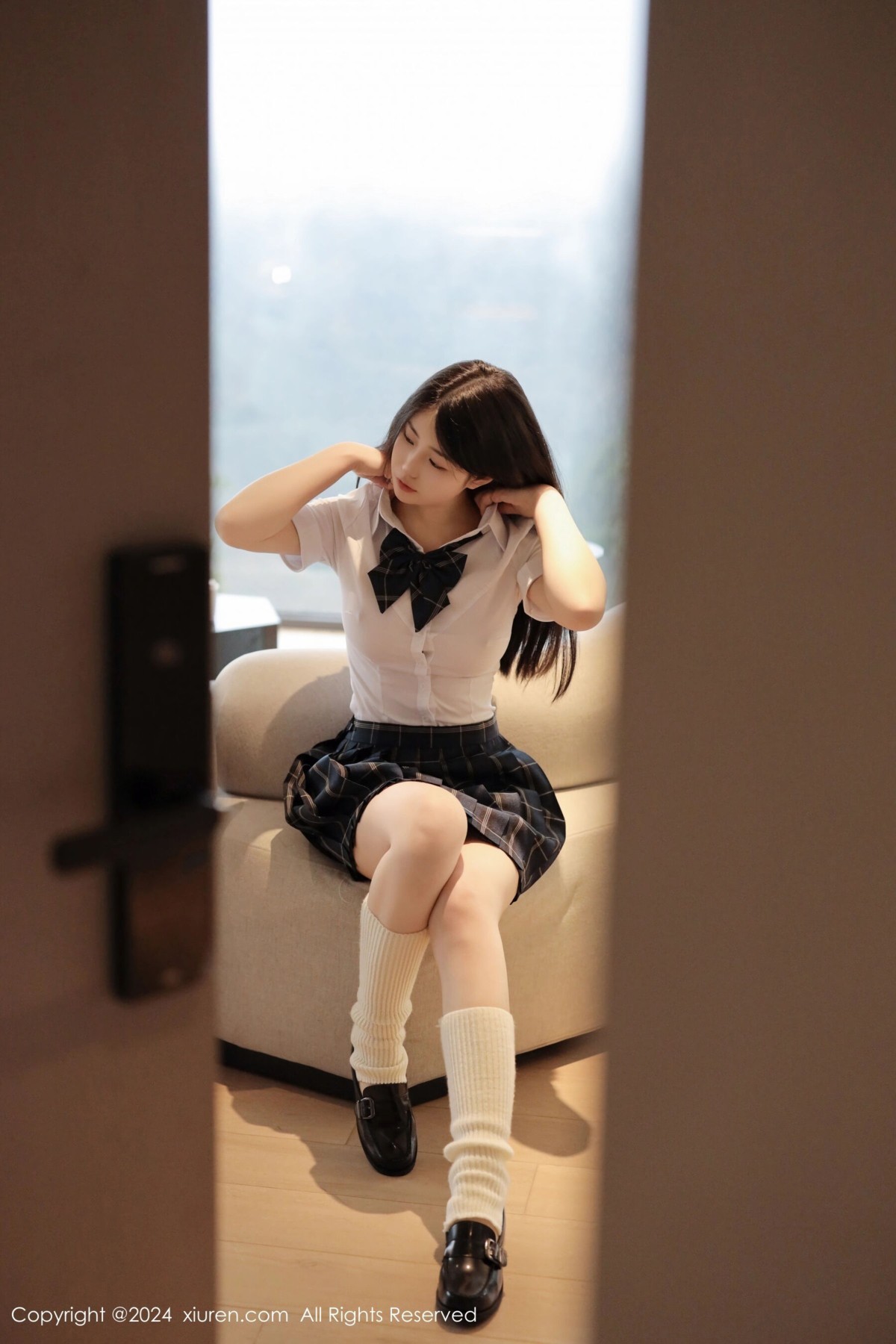 【網路收集】秀人模特陳小花 內部私購 JK學生妹露點 隱藏版-第1章-图片26
