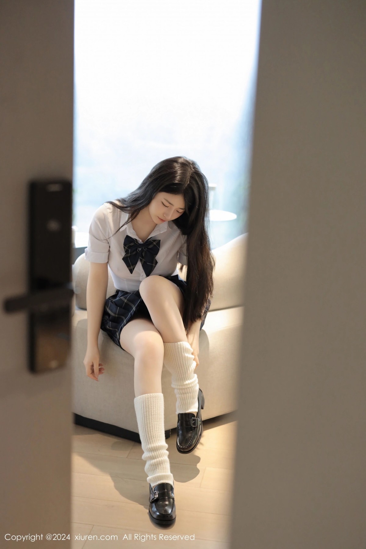 【網路收集】秀人模特陳小花 內部私購 JK學生妹露點 隱藏版-第1章-图片27