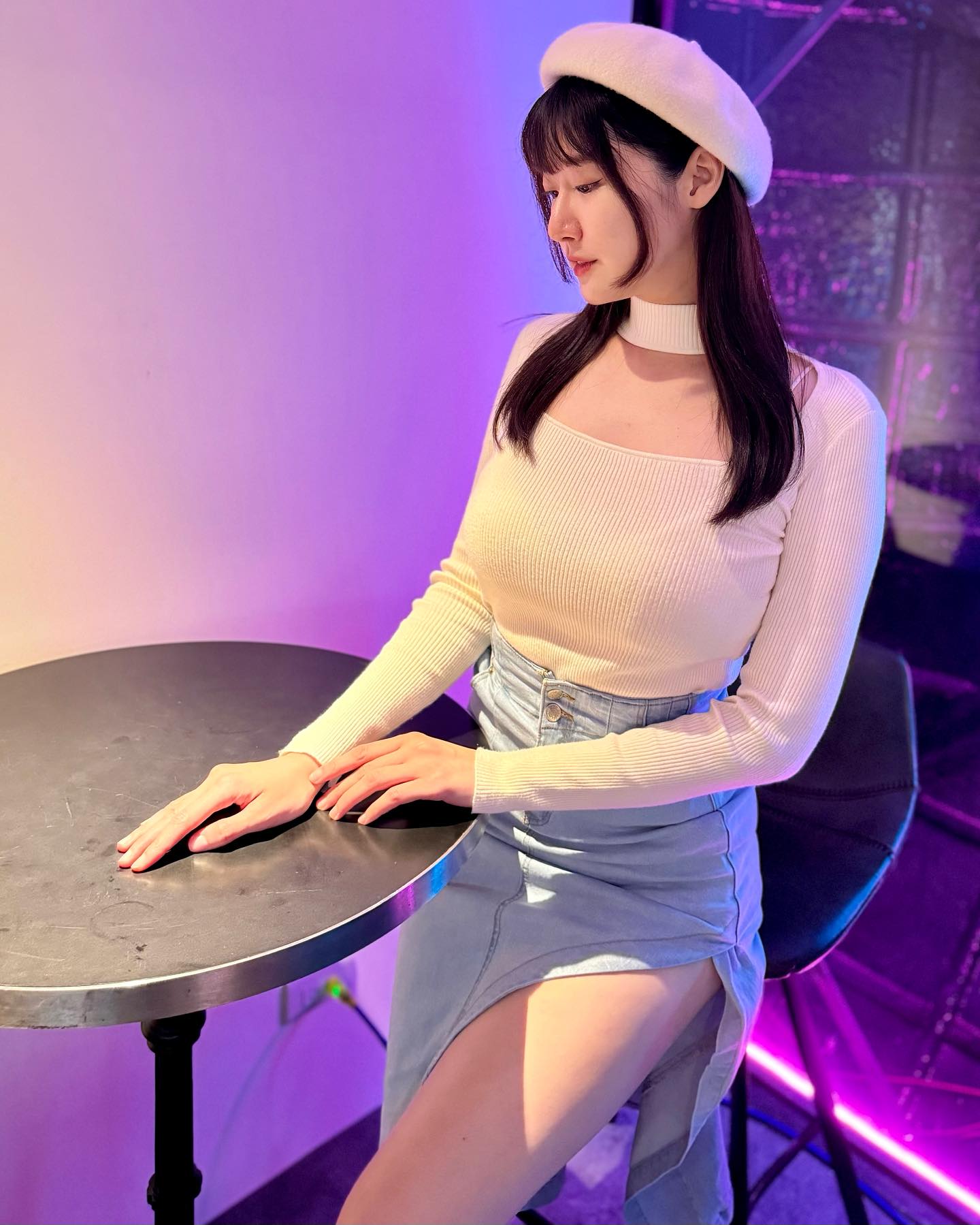 長腿美女「林茉晶」」好甜的誘惑！白皙銷魂視角無法承受-第1章-图片8