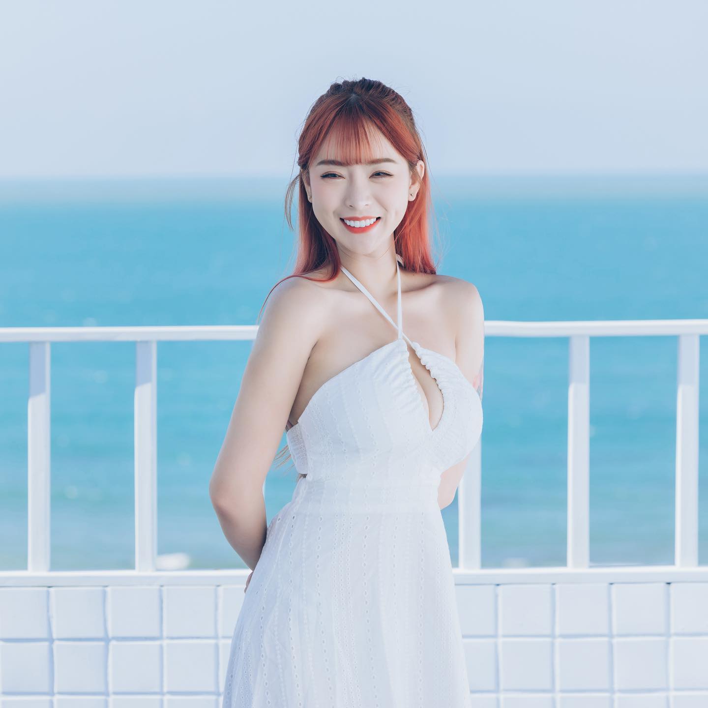 美乳女孩「心韻」小露白嫩養眼畫面 誘惑無人能擋-第1章-图片7