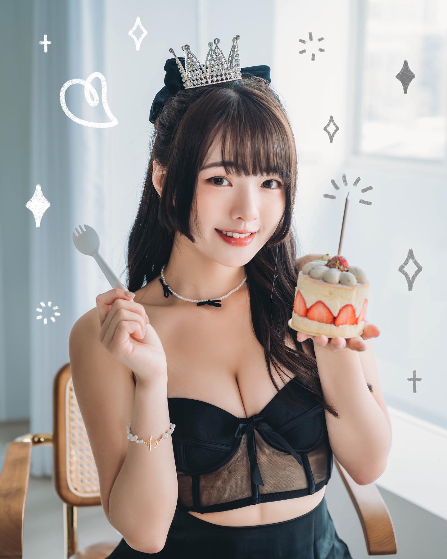 甜美小隻馬「Joy」誘人的白皙深溝 實在太犯規-第1章-图片3