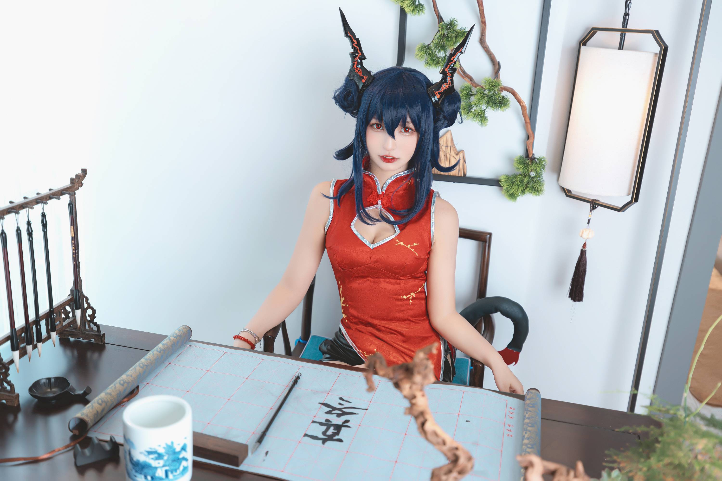 【網路收集系列】福利姬 神楽坂真冬《 旗袍魔女 》VIP福利帖【75P】-第1章-图片6