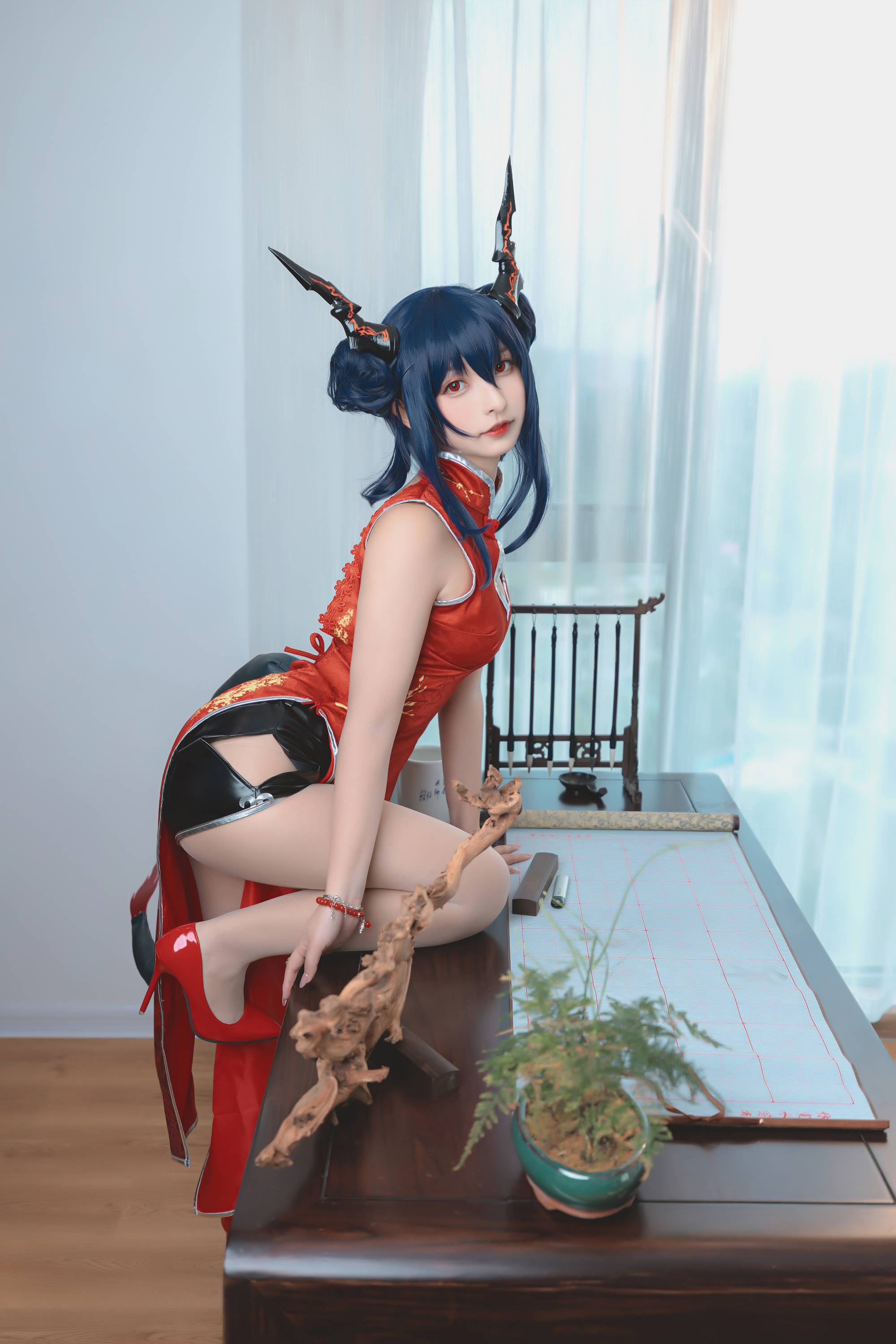 【網路收集系列】福利姬 神楽坂真冬《 旗袍魔女 》VIP福利帖【75P】-第1章-图片15