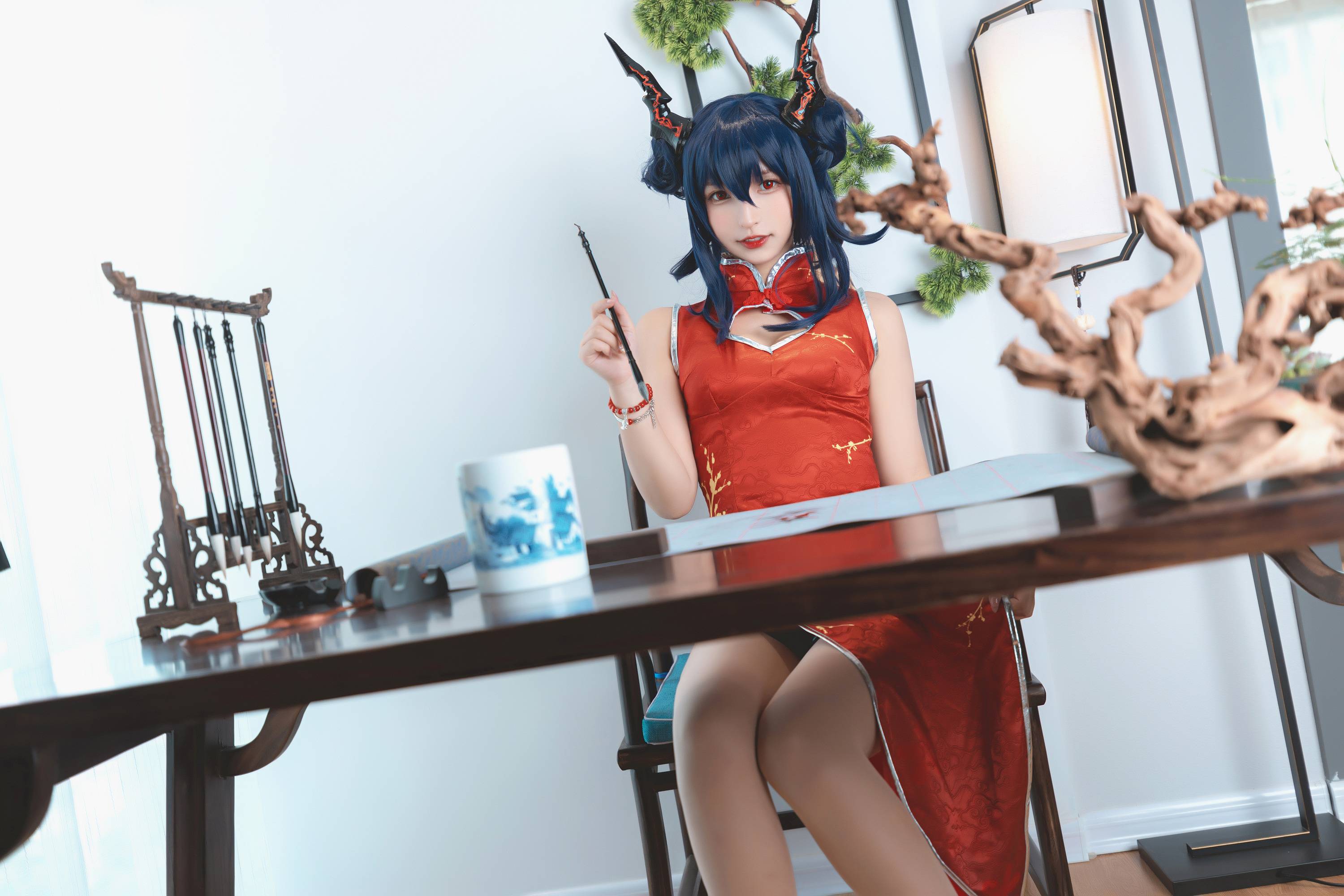 【網路收集系列】福利姬 神楽坂真冬《 旗袍魔女 》VIP福利帖【75P】-第1章-图片17