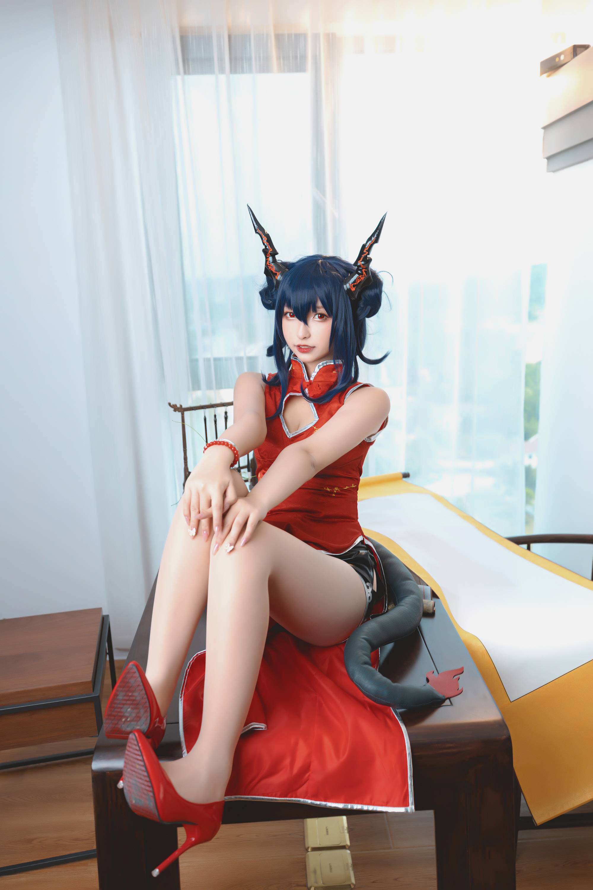 【網路收集系列】福利姬 神楽坂真冬《 旗袍魔女 》VIP福利帖【75P】-第1章-图片21