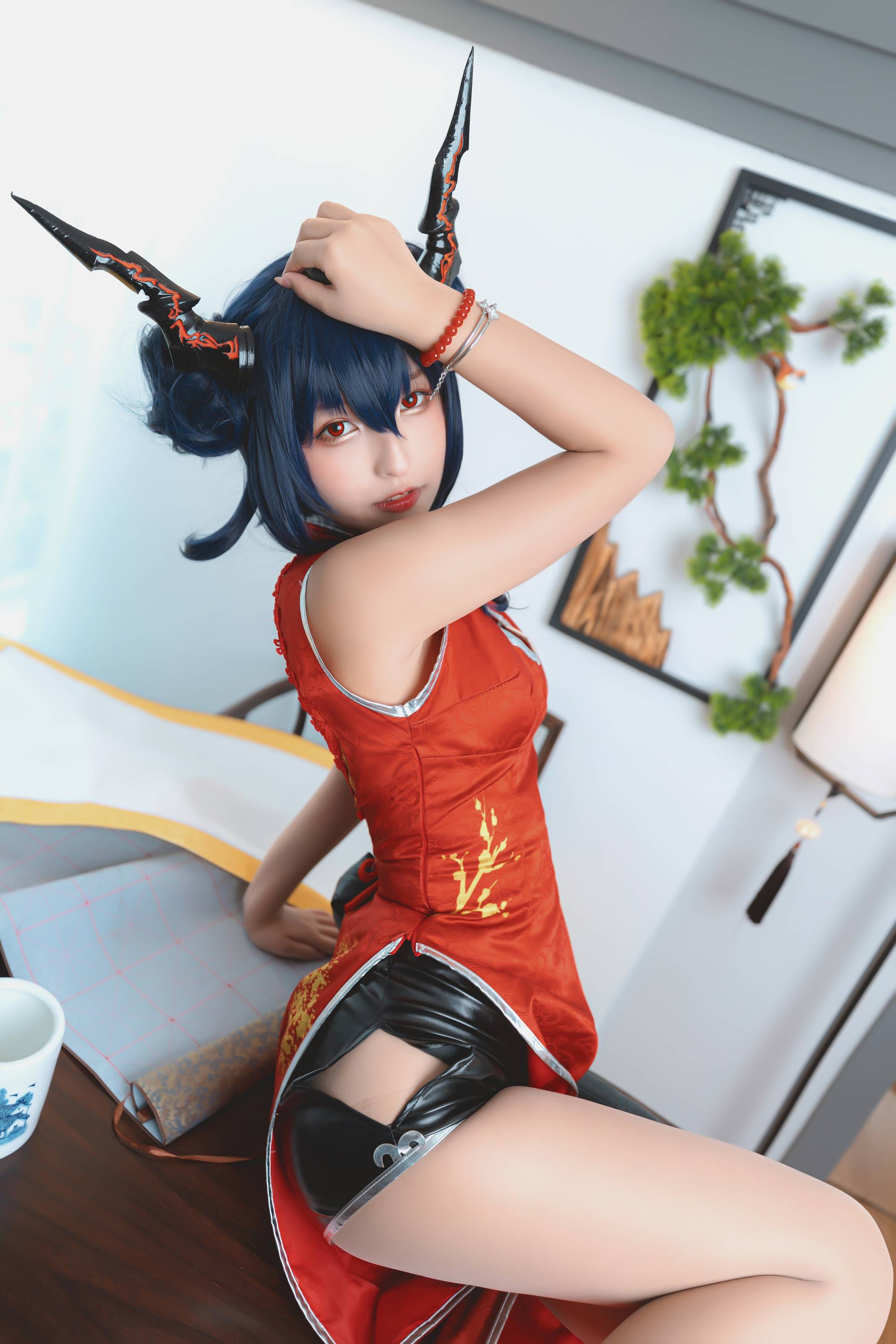 【網路收集系列】福利姬 神楽坂真冬《 旗袍魔女 》VIP福利帖【75P】-第1章-图片22