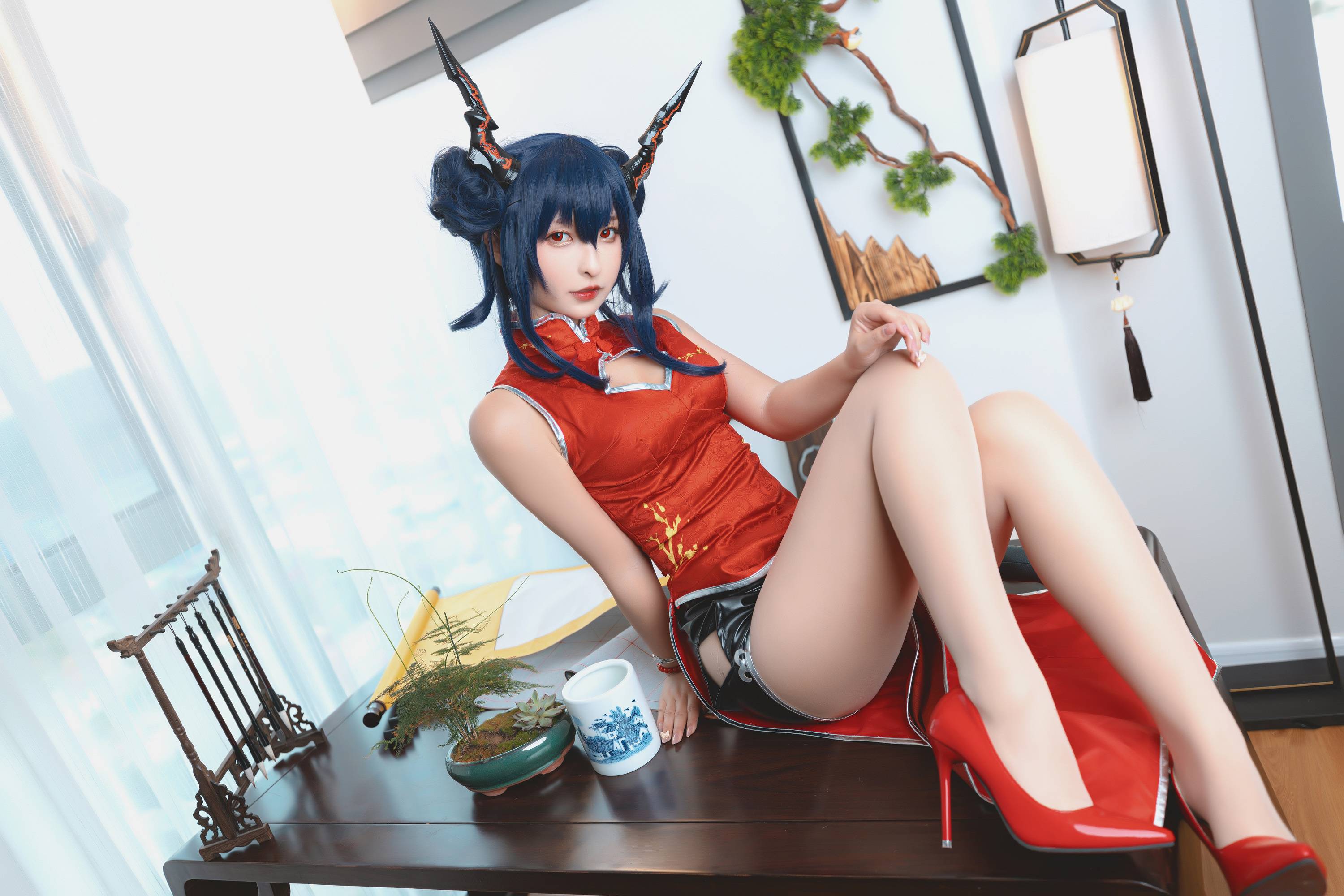 【網路收集系列】福利姬 神楽坂真冬《 旗袍魔女 》VIP福利帖【75P】-第1章-图片23