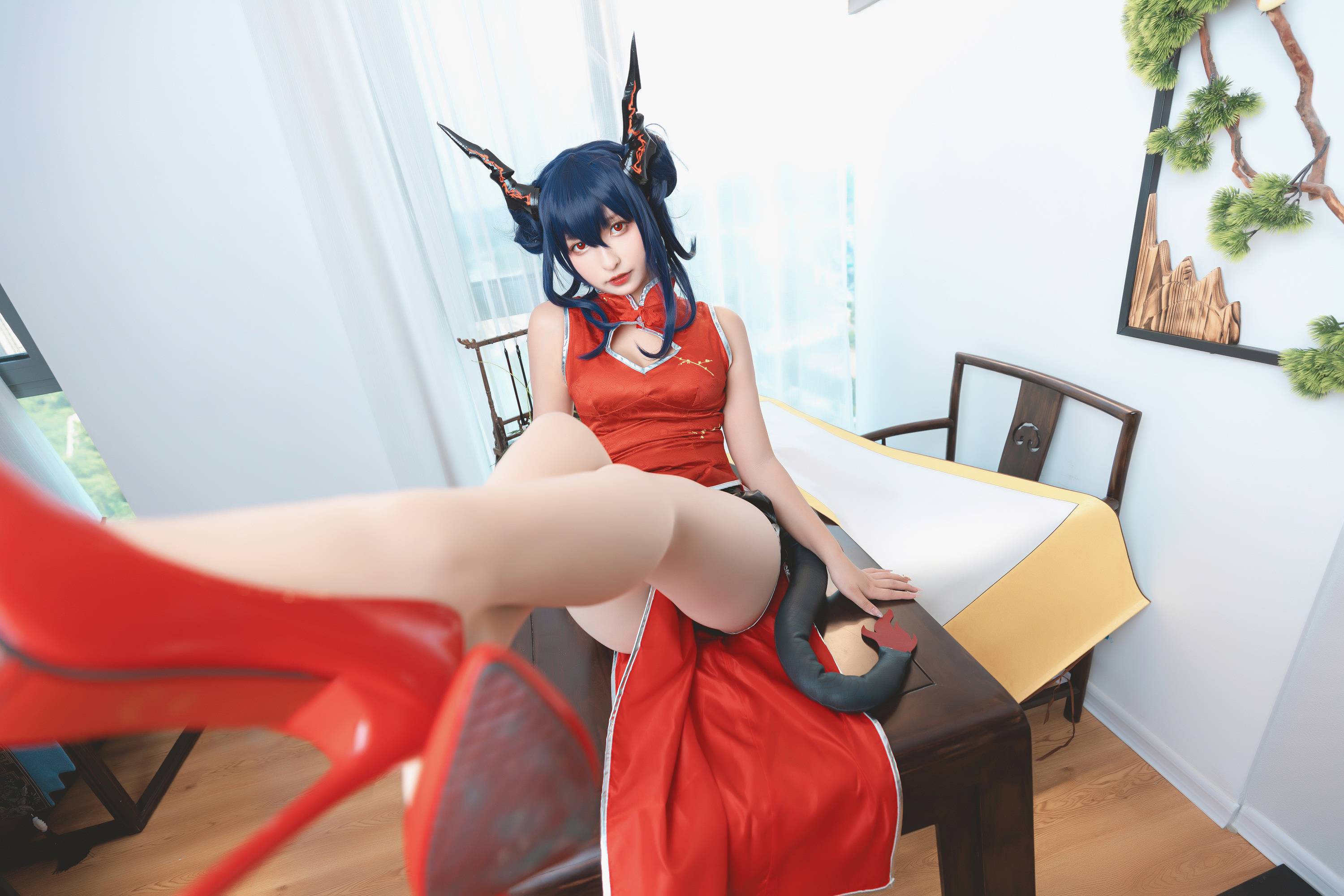 【網路收集系列】福利姬 神楽坂真冬《 旗袍魔女 》VIP福利帖【75P】-第1章-图片24