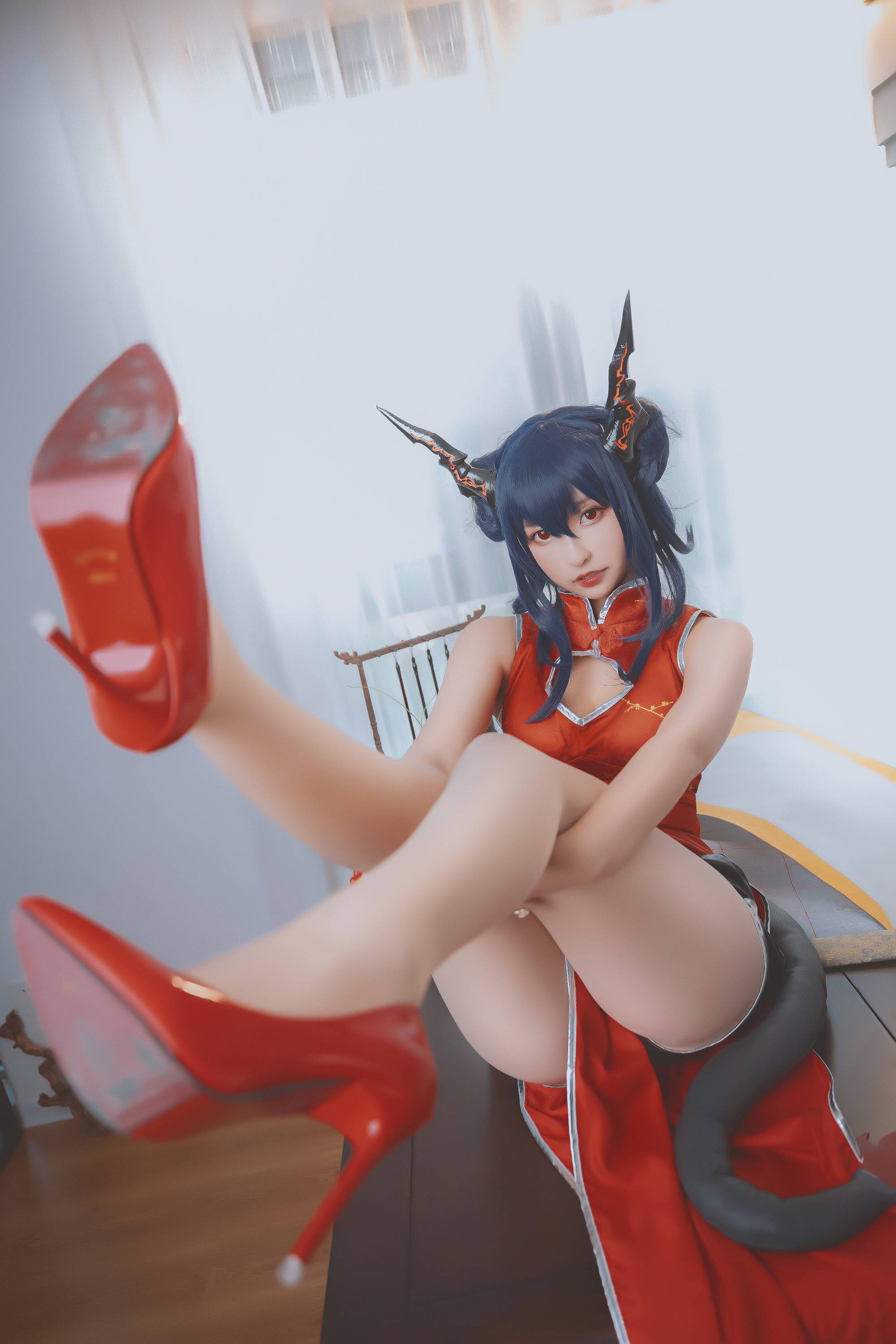【網路收集系列】福利姬 神楽坂真冬《 旗袍魔女 》VIP福利帖【75P】-第1章-图片26
