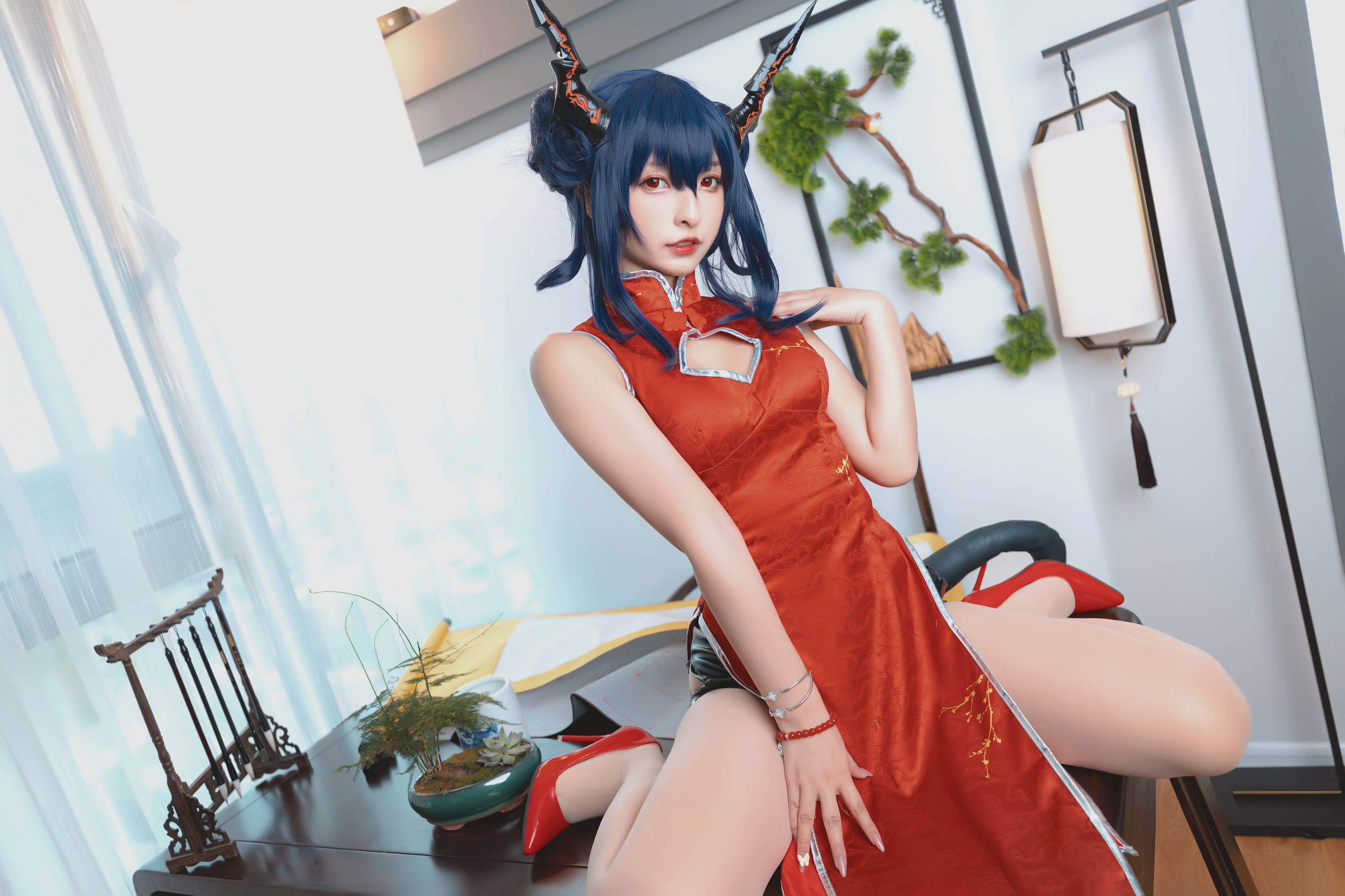 【網路收集系列】福利姬 神楽坂真冬《 旗袍魔女 》VIP福利帖【75P】-第1章-图片27