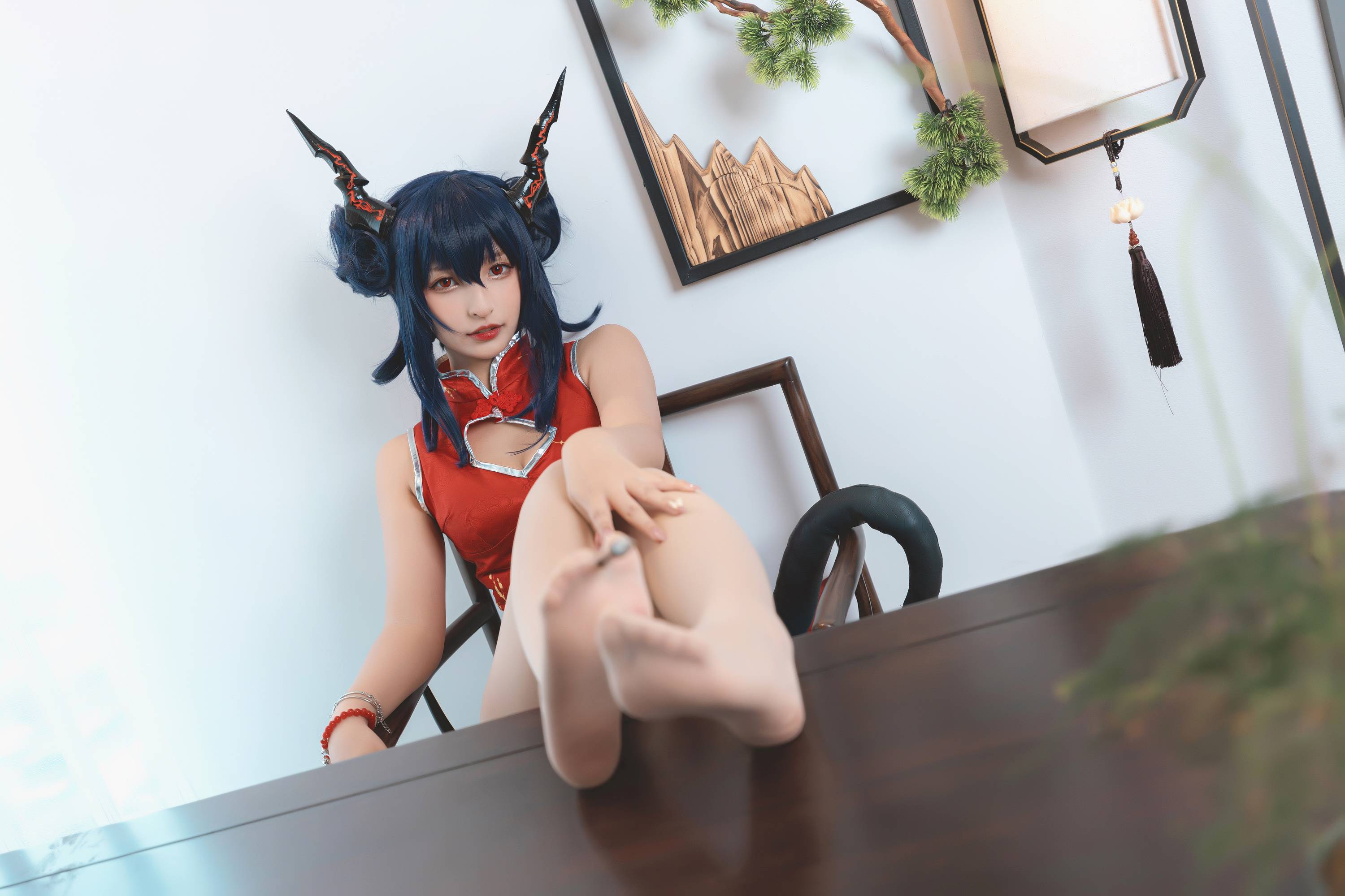 【網路收集系列】福利姬 神楽坂真冬《 旗袍魔女 》VIP福利帖【75P】-第1章-图片32